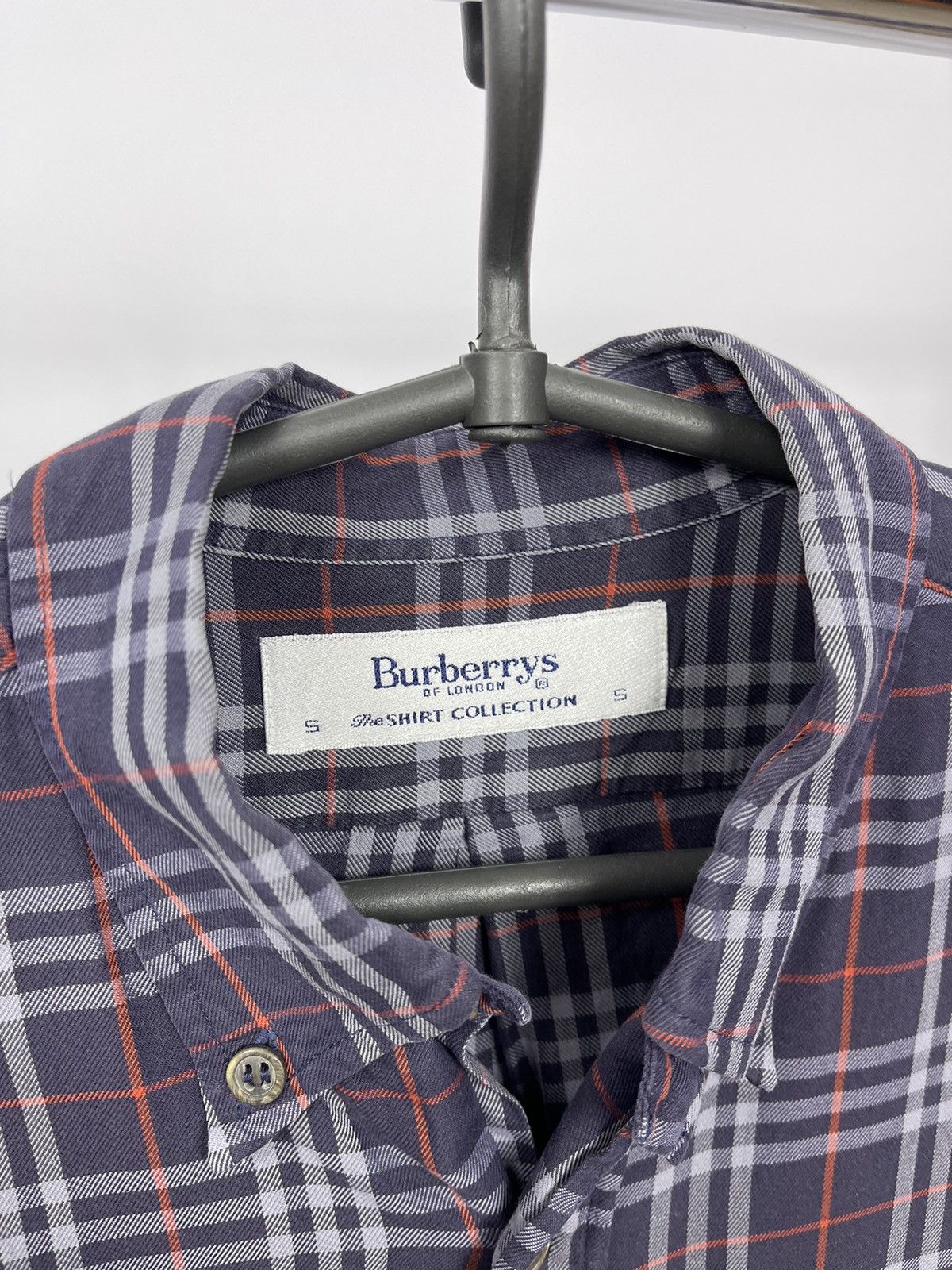 Burberry Burberry London Shirt Nova Check Blue Vintage 90s Size S Size US S / EU 44-46 / 1 - 3 Thumbnail