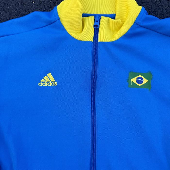 Adidas Men’s Brazil Soccer Team World Cup 1978 Full Zip Jacket Size Medium