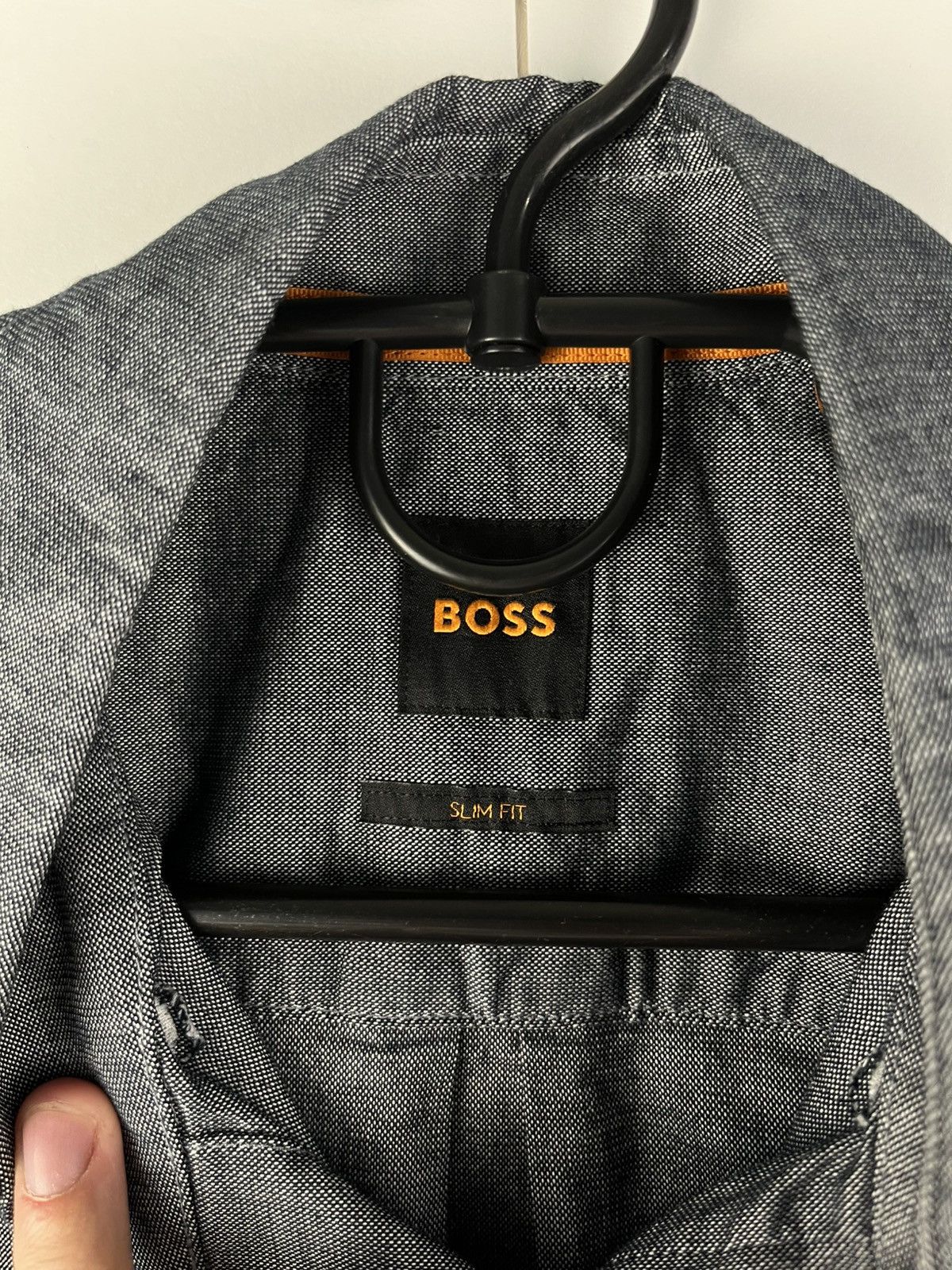 Hugo Boss Boss Hugo Boss Cotton Long Sleeve Shirt Button Up Size US S / EU 44-46 / 1 - 7 Thumbnail