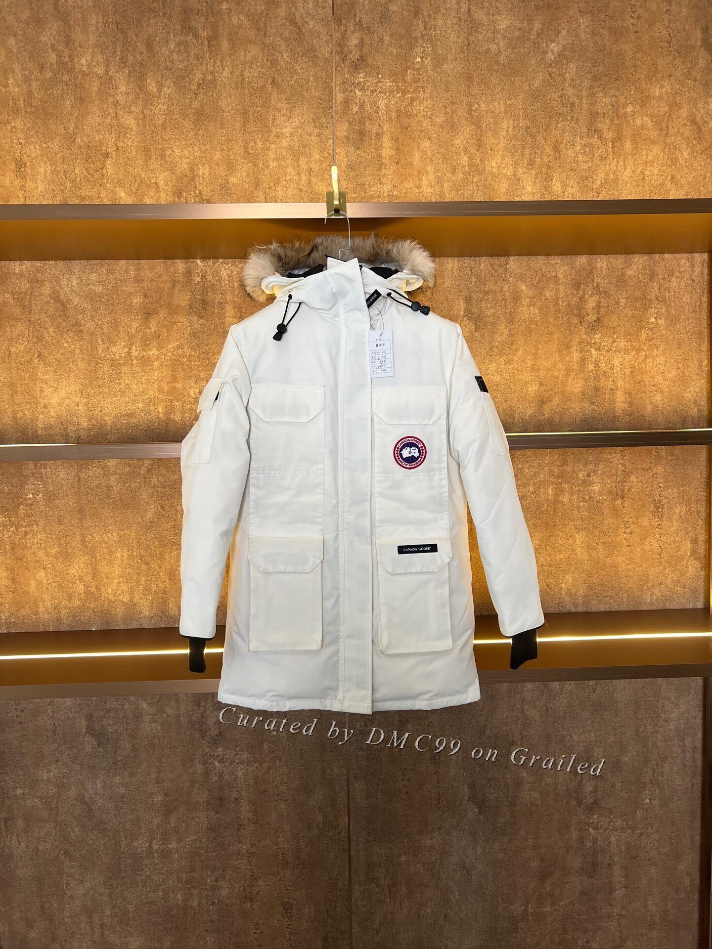 Canada Goose Canada Goose White Expedition Down Jacket Size XS / US 0-2 / IT 36-38 - 1 Thumbnail
