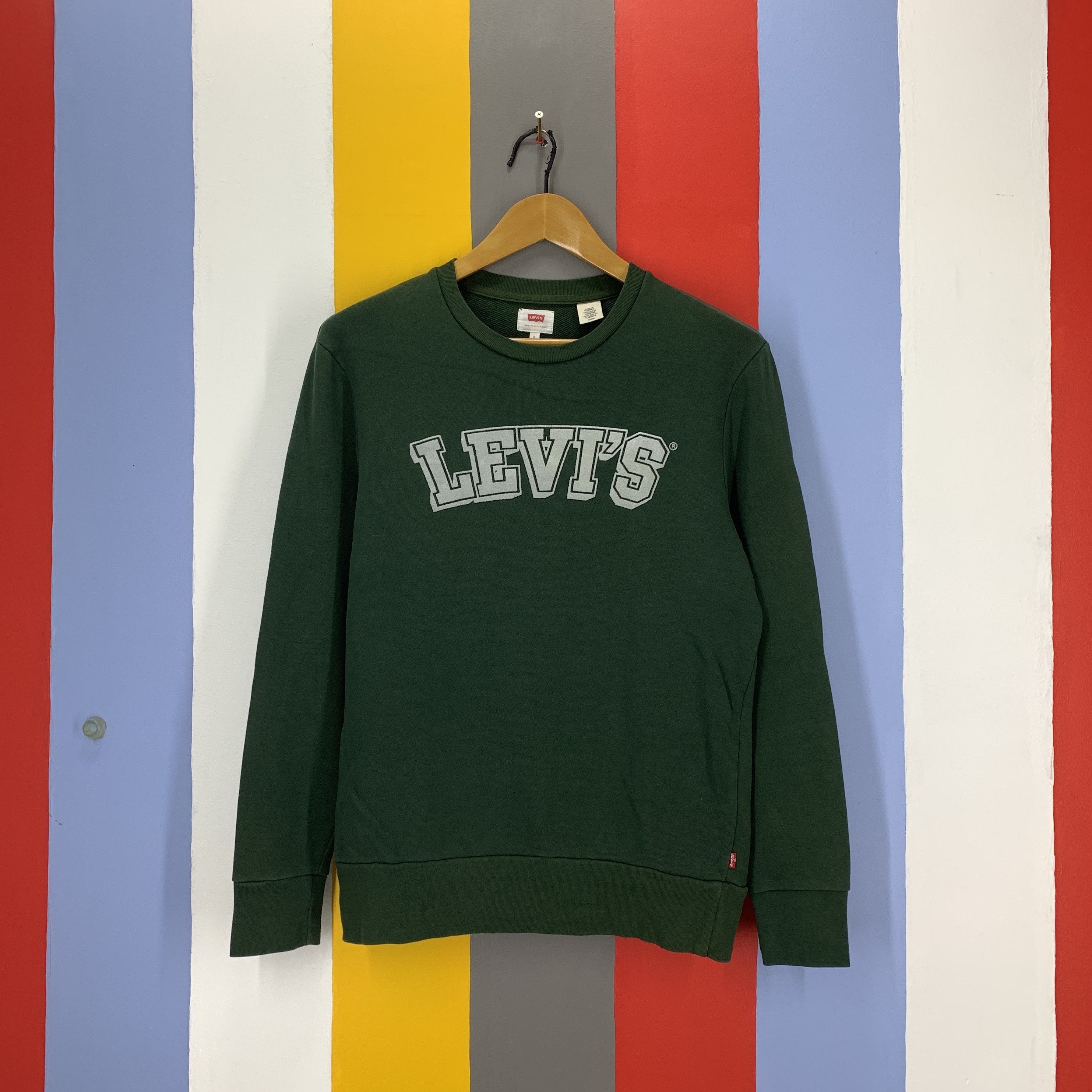 Levi's LEVIS Crew Neck Sweatshirt #1911/10 Size US S / EU 44-46 / 1 - 1 Thumbnail