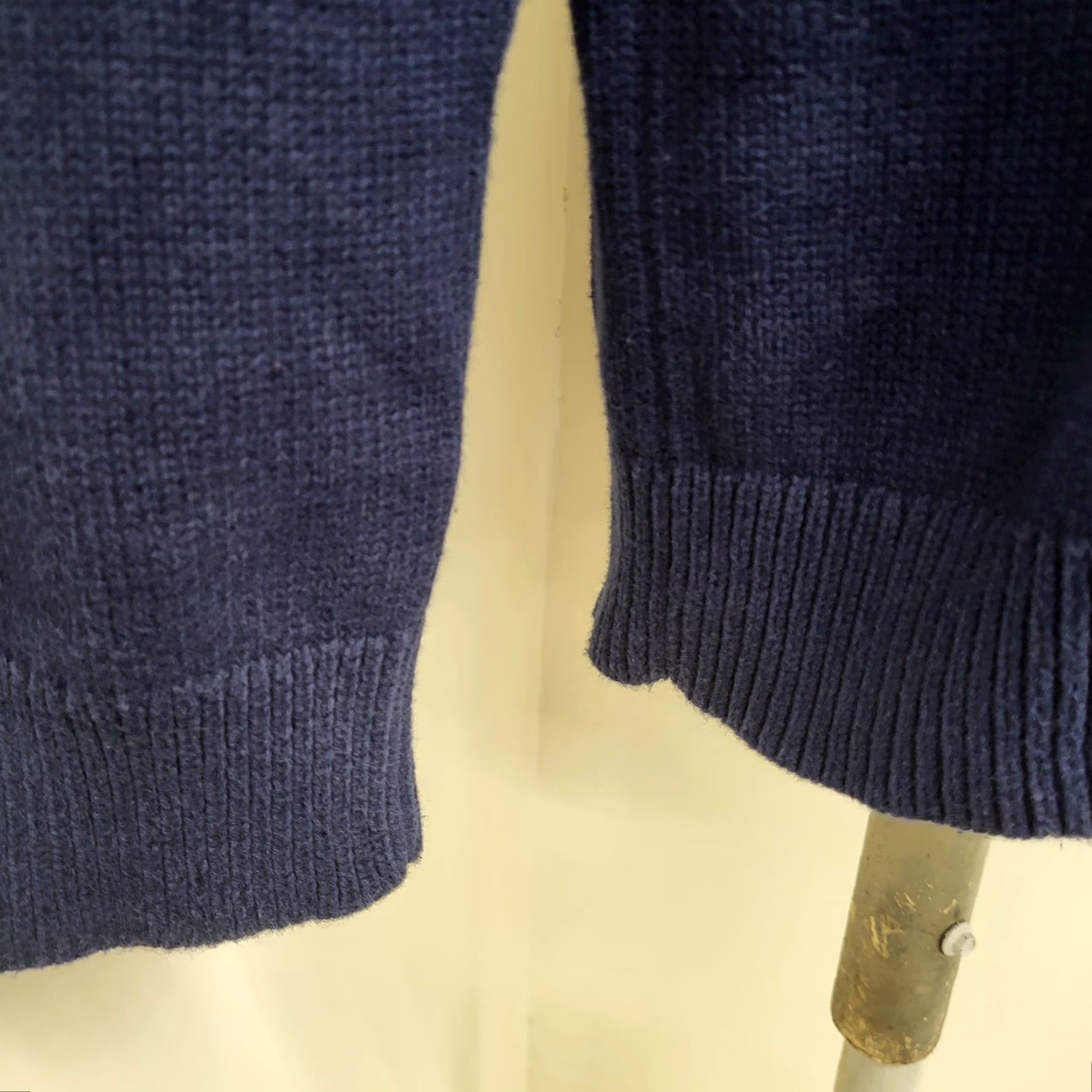Chaps Chaps Sweater Men’s Large Navy Blue Tight-Knit Pullover Logo Golf Preppy Crew Neck” Size US L / EU 52-54 / 3 - 6 Thumbnail