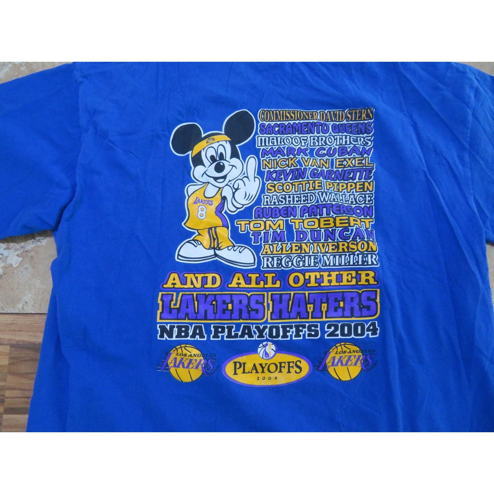 Other 2004 Lakers Haters T-Shirt – Mickey Mouse Graphic, Sz 2XL Size US XXL / EU 58 / 5 - 5 Thumbnail