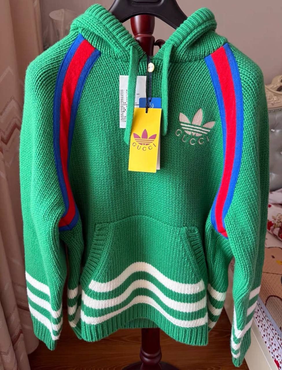Gucci GUCCI knitted hooded sweater with tags Size US S / EU 44-46 / 1 - 1 Thumbnail