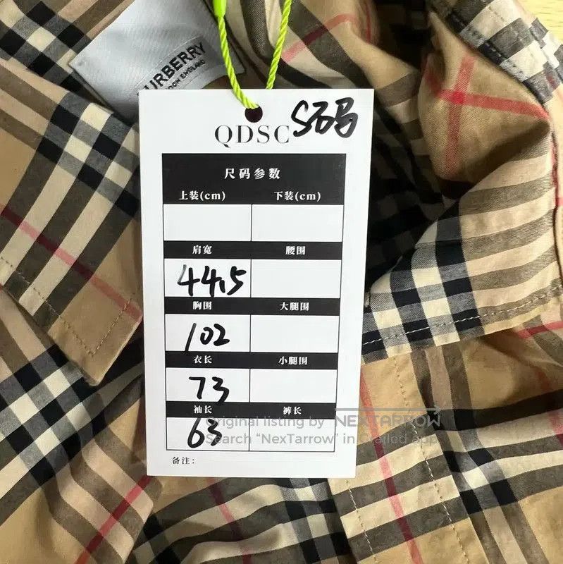 Burberry Burberry Khaki Cotton Women's Shirt. Size S / US 4 / IT 40 - 6 Thumbnail