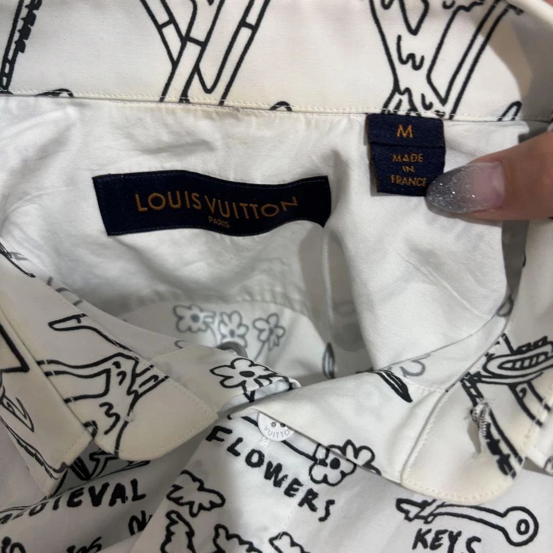 Louis Vuitton Louis Vuitton Long Sleeve Graphic Shirt Size US M / EU 48-50 / 2 - 4 Thumbnail