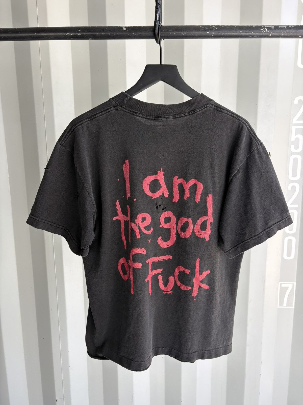 Band Tees Vintage Marilyn Manson God of Fuck Shirt Faded Grunge Band Size US L / EU 52-54 / 3 - 3 Thumbnail