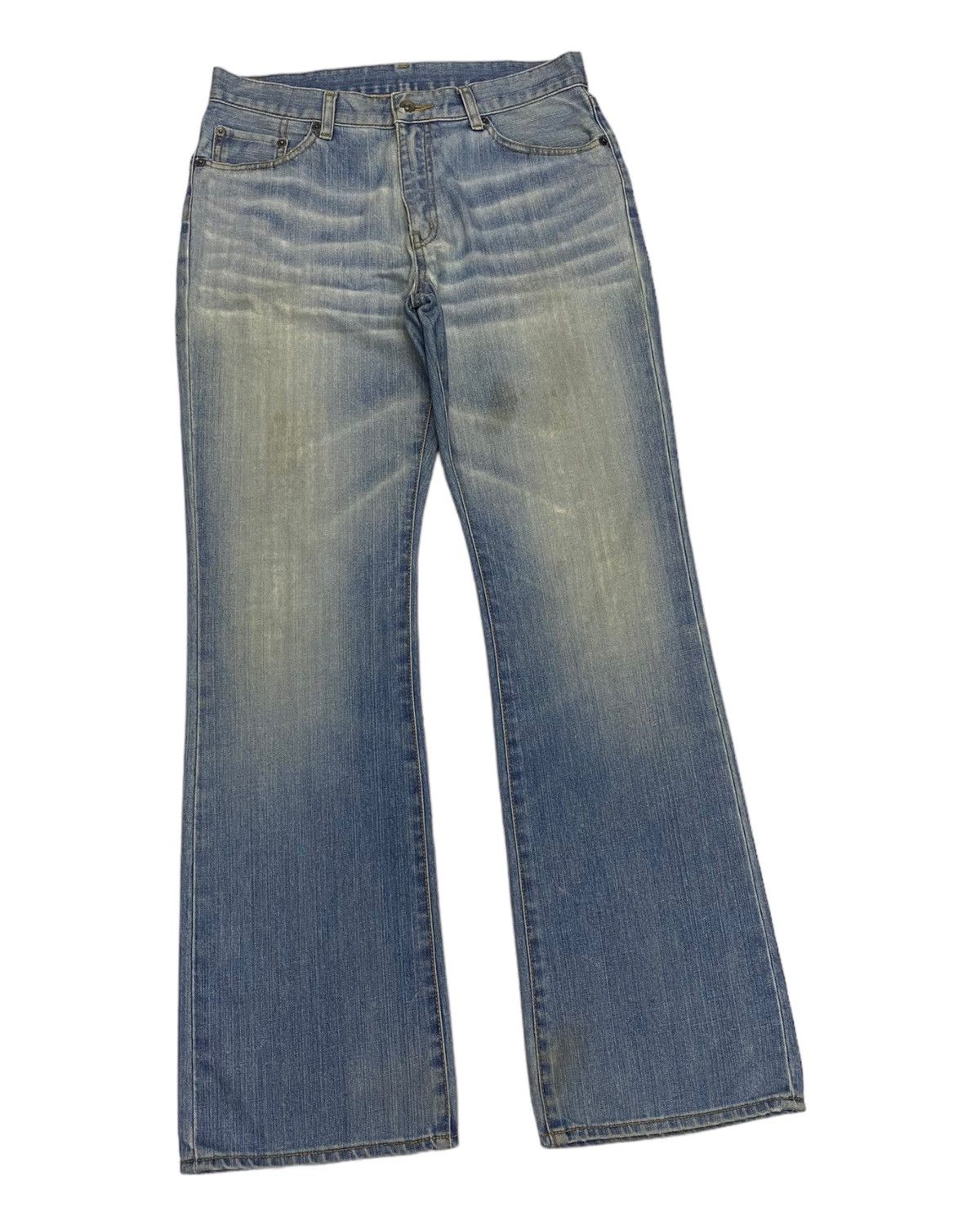 Japanese Brand RUSTY BAGGY UNIQLO DISTRESSED DENIM UNDERCOVER STYLE DESIGN Size US 32 / EU 48 - 5 Thumbnail