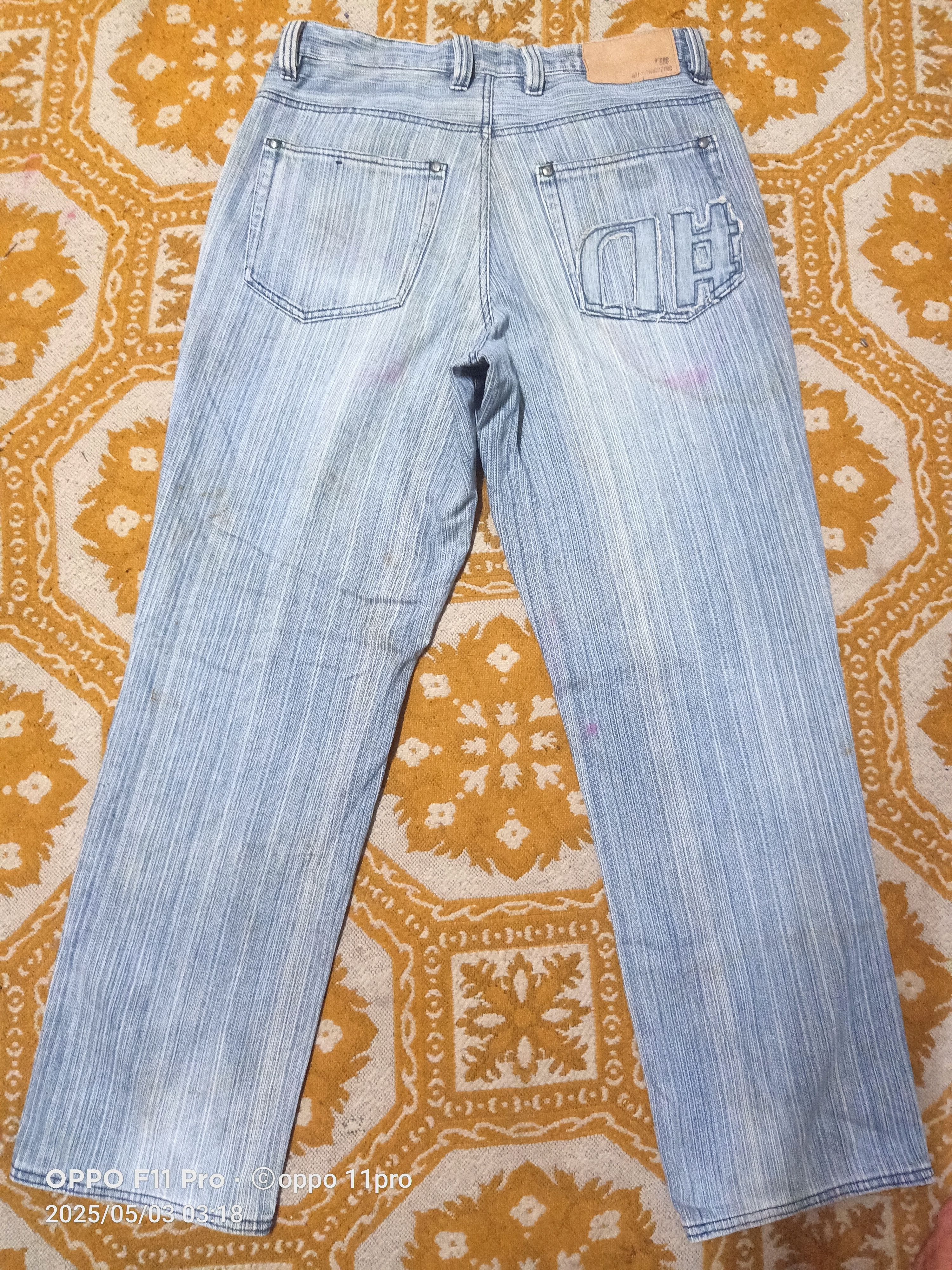 Alphanumeric × If Six Was Nine Vintage Alphanumeric Flare Denim Hickory Denim Size US 34 / EU 50 - 2 Thumbnail