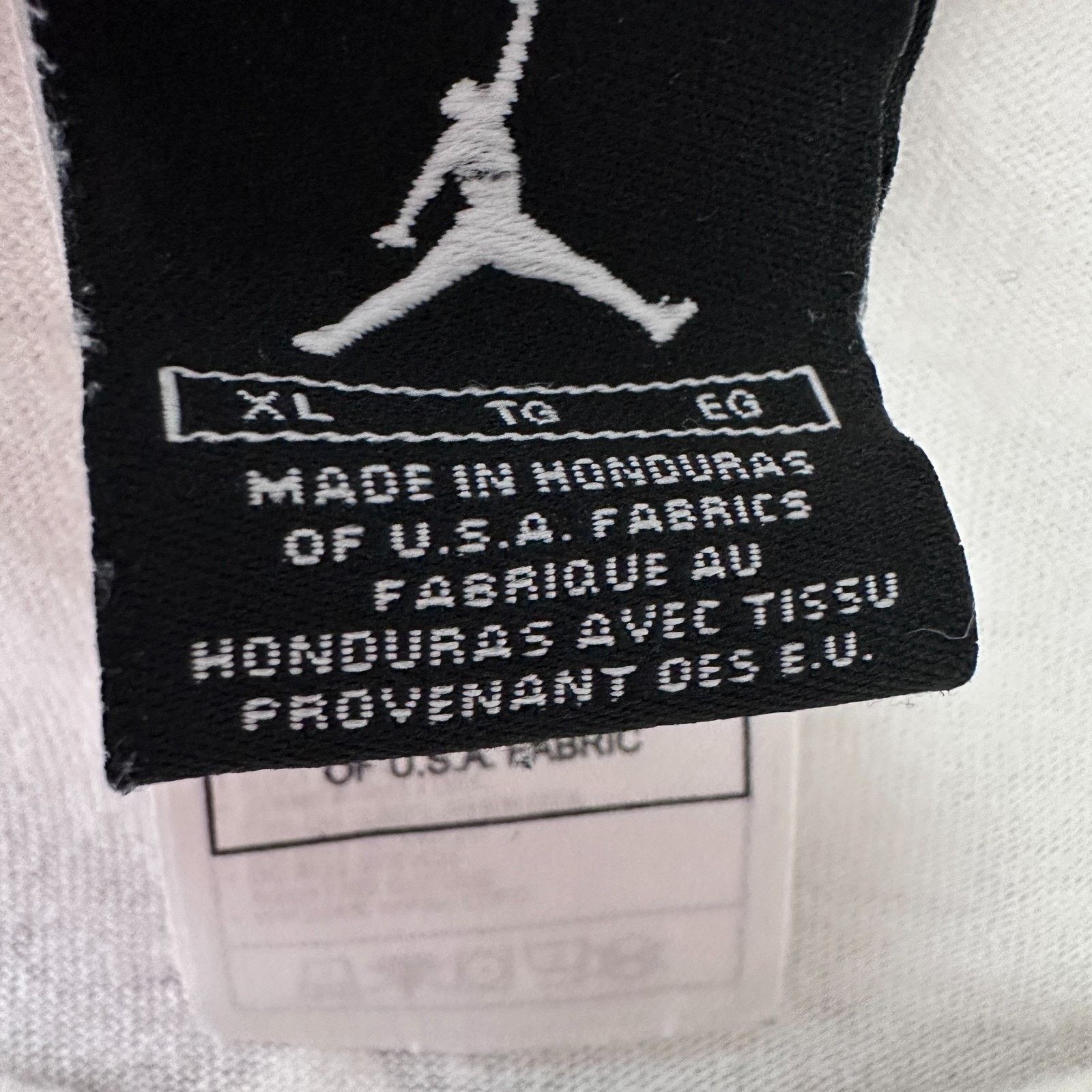 Nike Vintage Nike Jordan 5 T-Shirt Men XL White Short Sleeve Size US XL / EU 56 / 4 - 5 Thumbnail