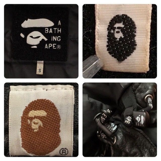 Bape 🔥Vintage🔥 BAPE Cowhide Hoodie Snowboard Down Jacket APE NIGO Size US S / EU 44-46 / 1 - 8 Thumbnail