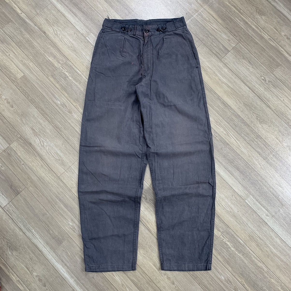 Comme des Garcons × Comme des Garcons Homme × Junya Watanabe Comme des Garcons Homme Washed Black Chino Pants Size US 27 - 1 Thumbnail