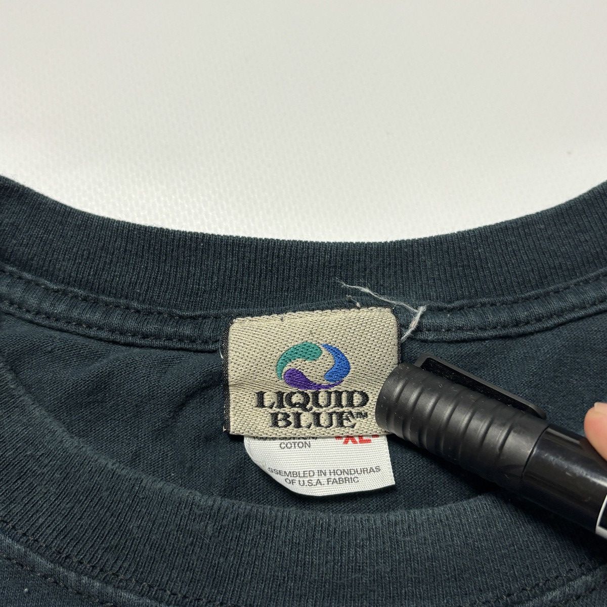 Liquid Blue × Vintage CRAZY LIQUID BLUE VINTAGE 2002s T-SHIRT DRAGON GOTHIC OPIUM Size US XL / EU 56 / 4 - 5 Thumbnail