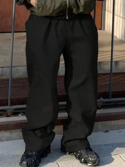 Designer × Japanese Brand Baggy streetwear drill Loose Sweatpants Size US 32 / EU 48 - 3 Thumbnail