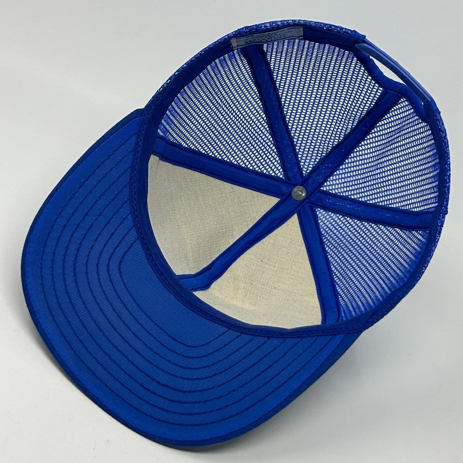 Vintage Vintage 80s NAPA Auto Parts Santa Rosa Trucker Hat Cap Blue Size ONE SIZE - 4 Thumbnail