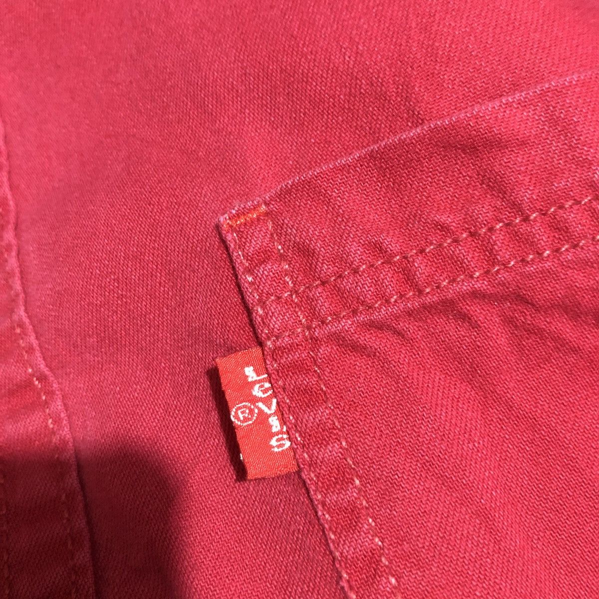Levi's × Levi's Vintage Clothing Vtg LEVIS TSHIRT MAROON Size US M / EU 48-50 / 2 - 8 Thumbnail