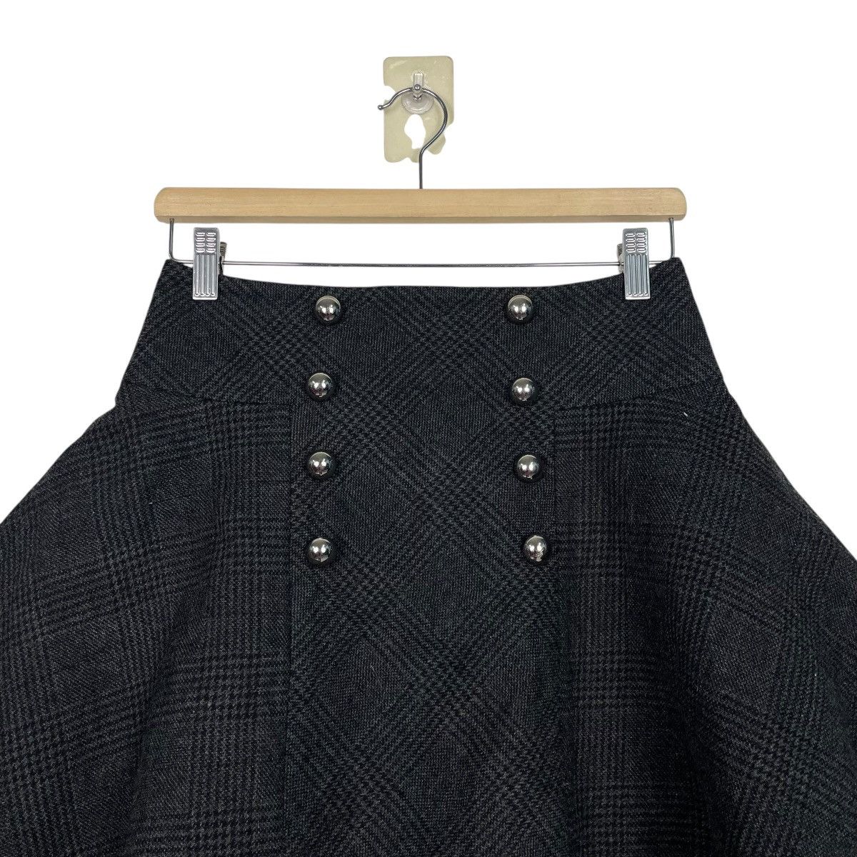 Sacai Sacai Wool Mini Skirt Size 28" / US 6 / IT 42 - 2 Thumbnail