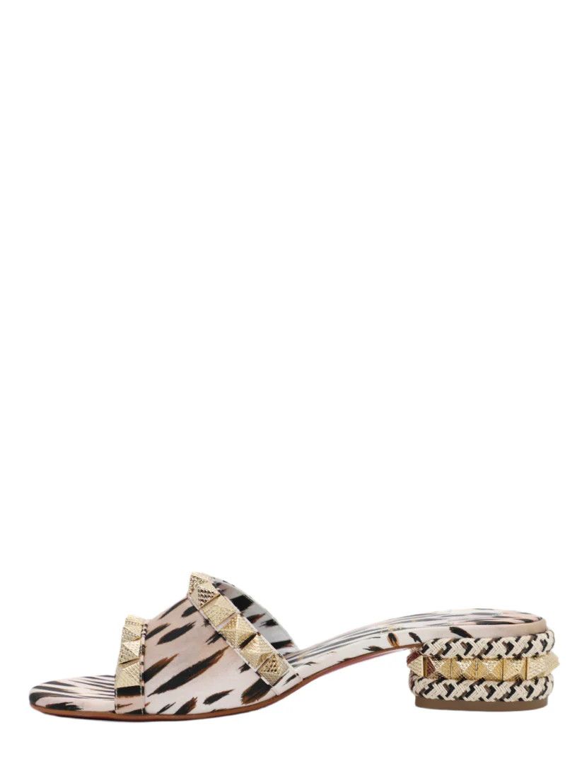 Christian Louboutin o1s1wg110226 Sandals in Beige Size US 8 / IT 38 - 3 Thumbnail