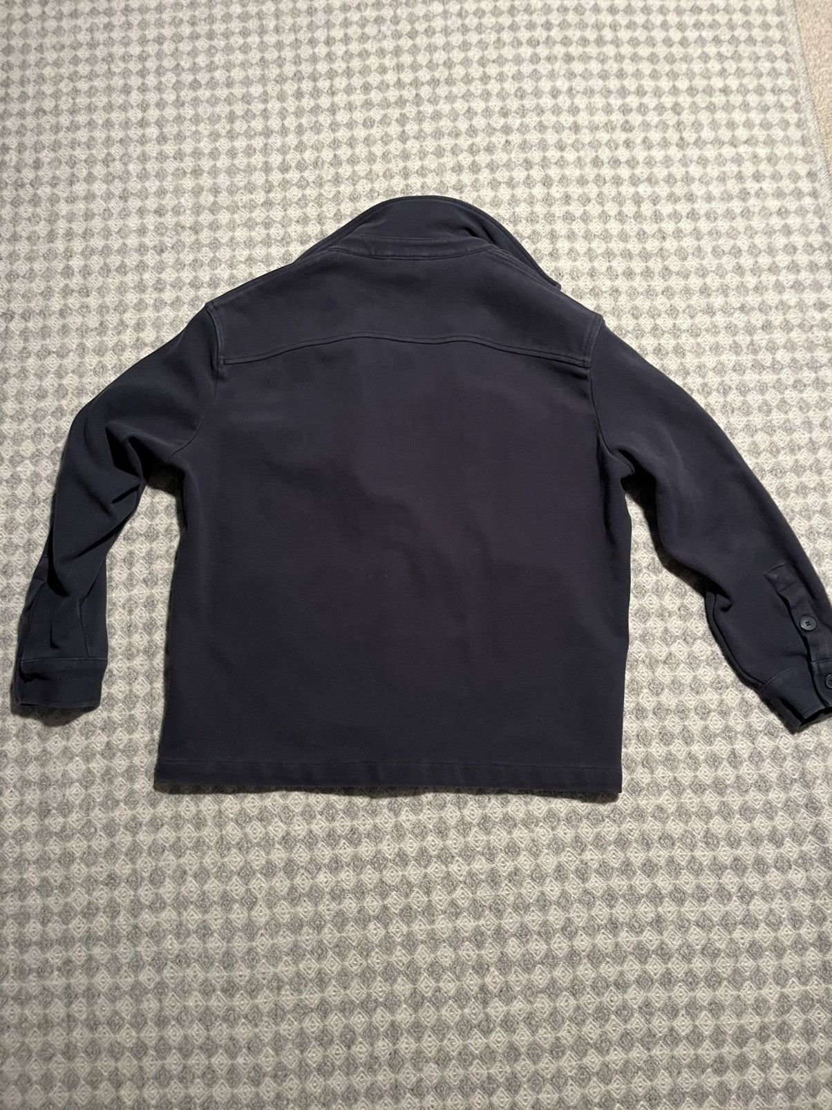 Zara Zara Cotton jacket XL Navy Military Style Size US XL / EU 56 / 4 - 4 Thumbnail