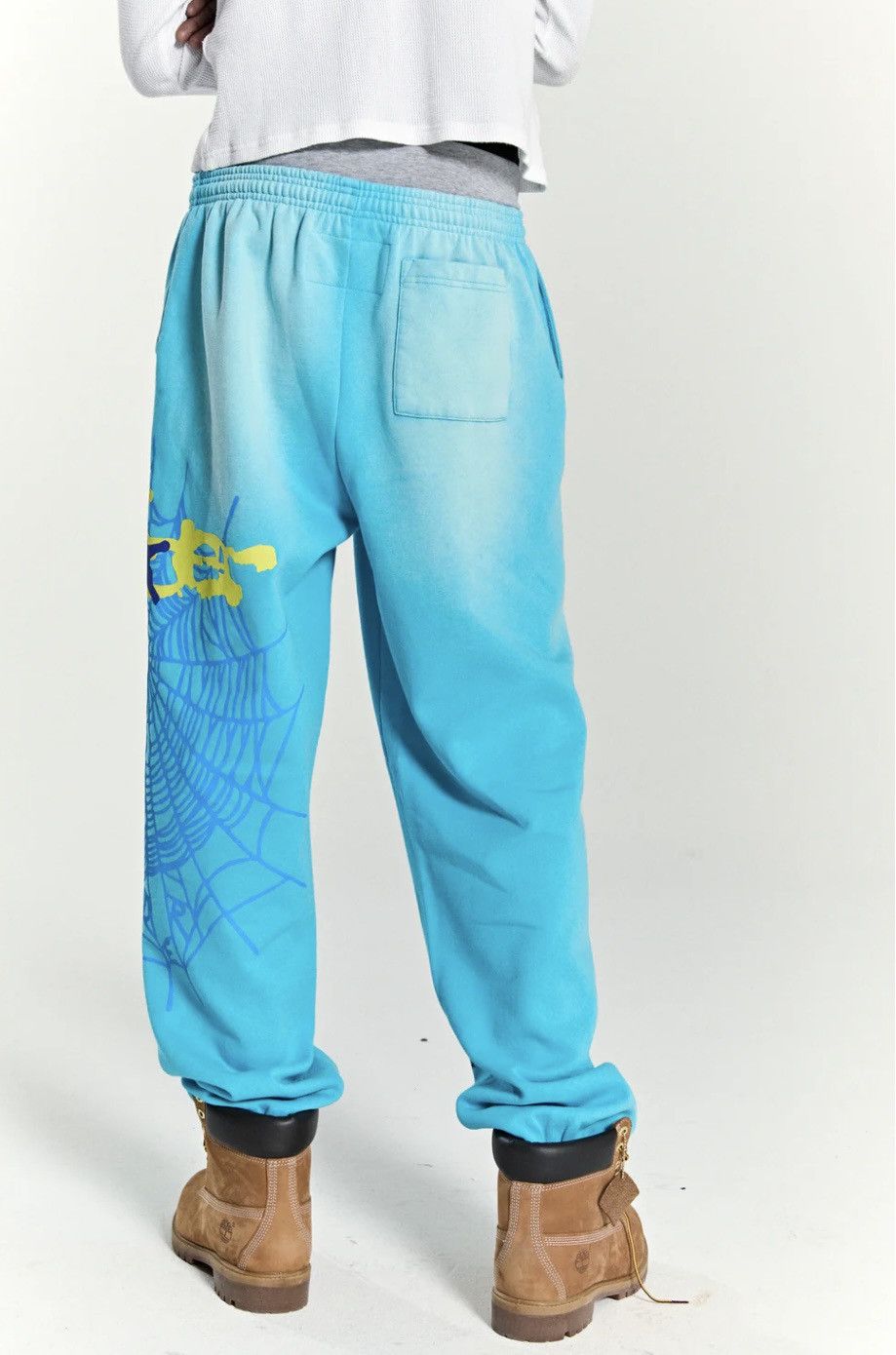 Sp5der SP5DER Heavy Web Sweatpants Size US 31 - 4 Thumbnail