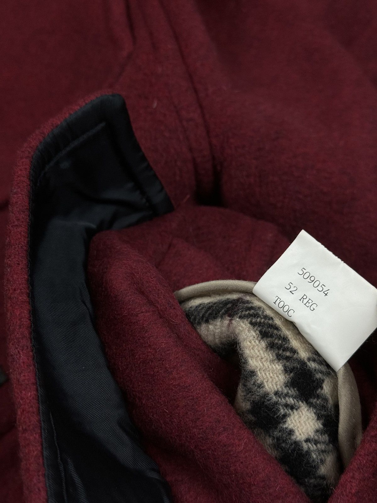 Burberry Wool duffle coat Burberry Nova Check original luxury item Size US XL / EU 56 / 4 - 4 Thumbnail