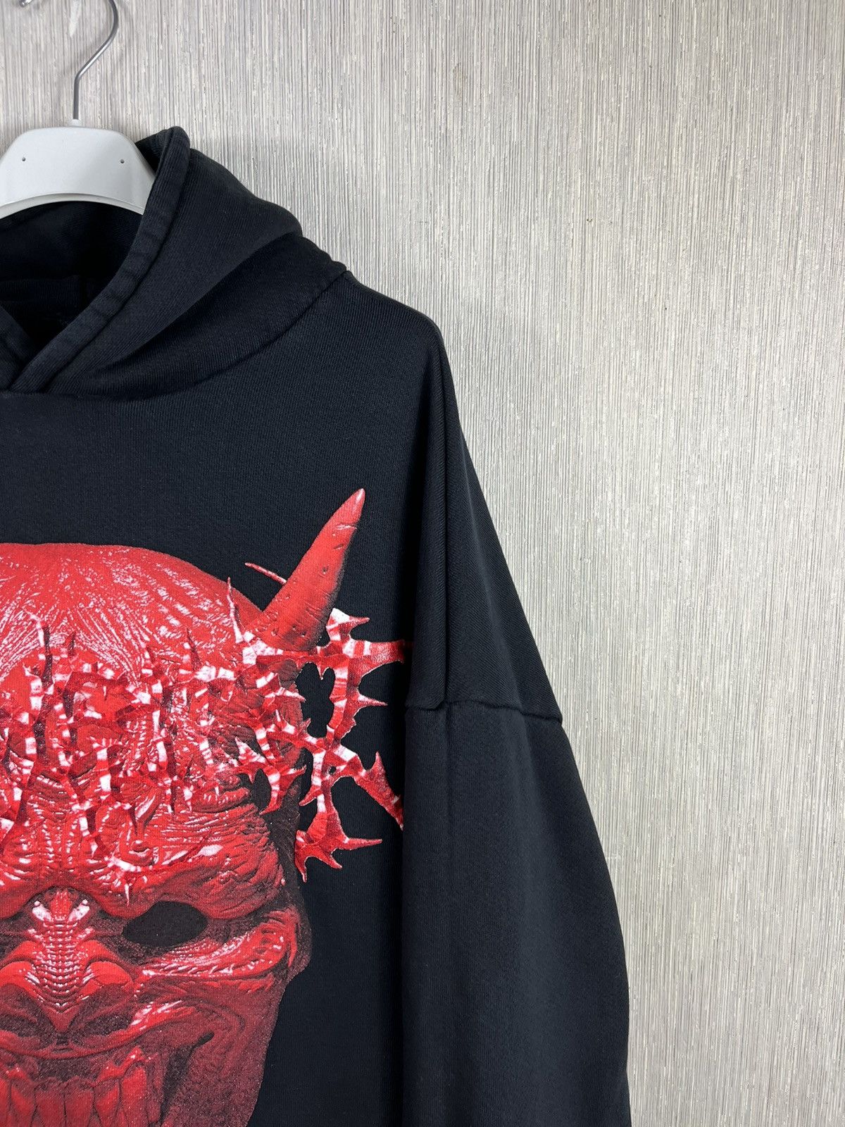 Band Tees × Los Angeles Apparel × ROSE IN GOOD FAITH Rose in good faith x Polyphia demon raw oversized hoodie Size US S / EU 44-46 / 1 - 3 Thumbnail