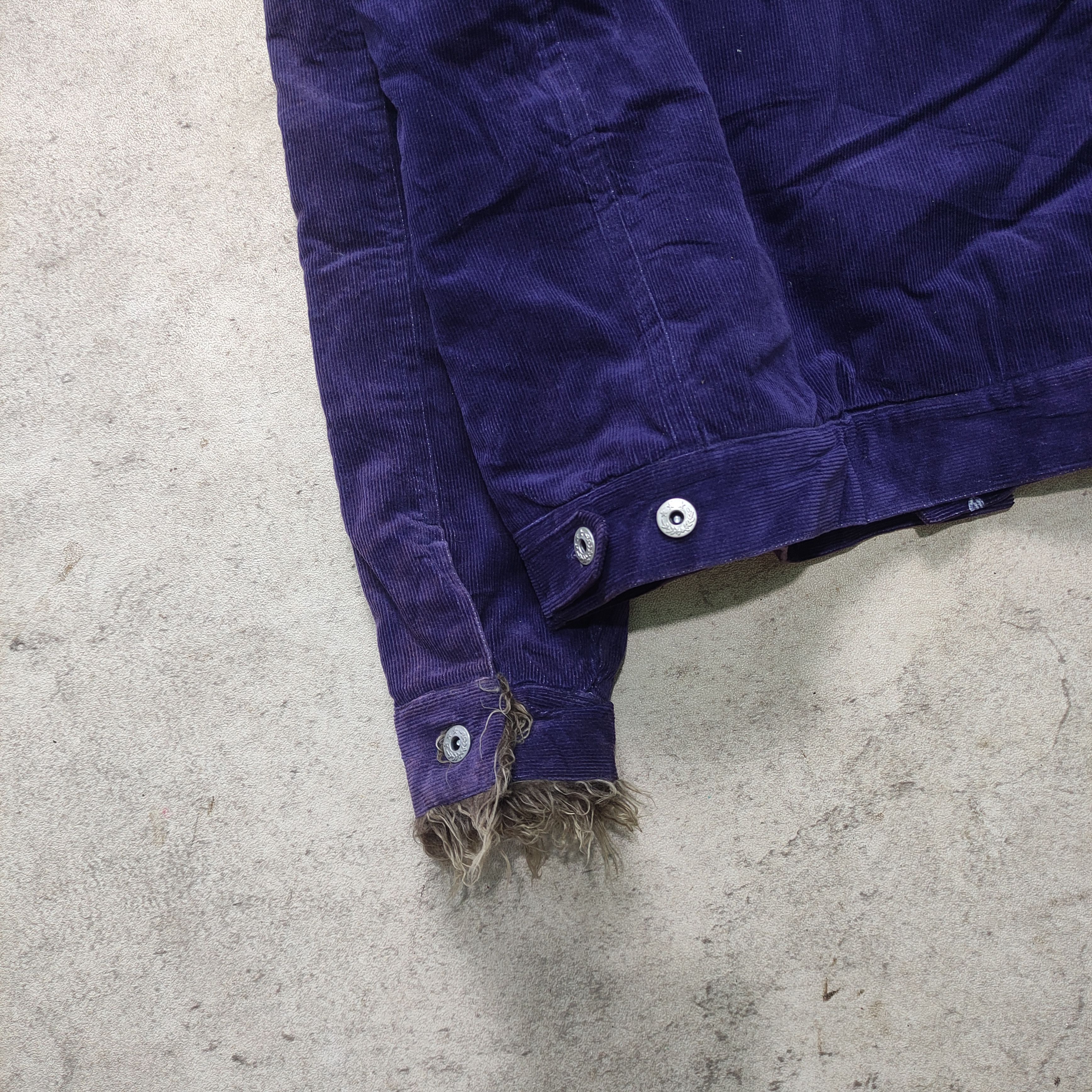 Tornado Mart Navy Blue Fur Jacket Vkei Japanese 2000s Archive Size US L / EU 52-54 / 3 - 5 Thumbnail