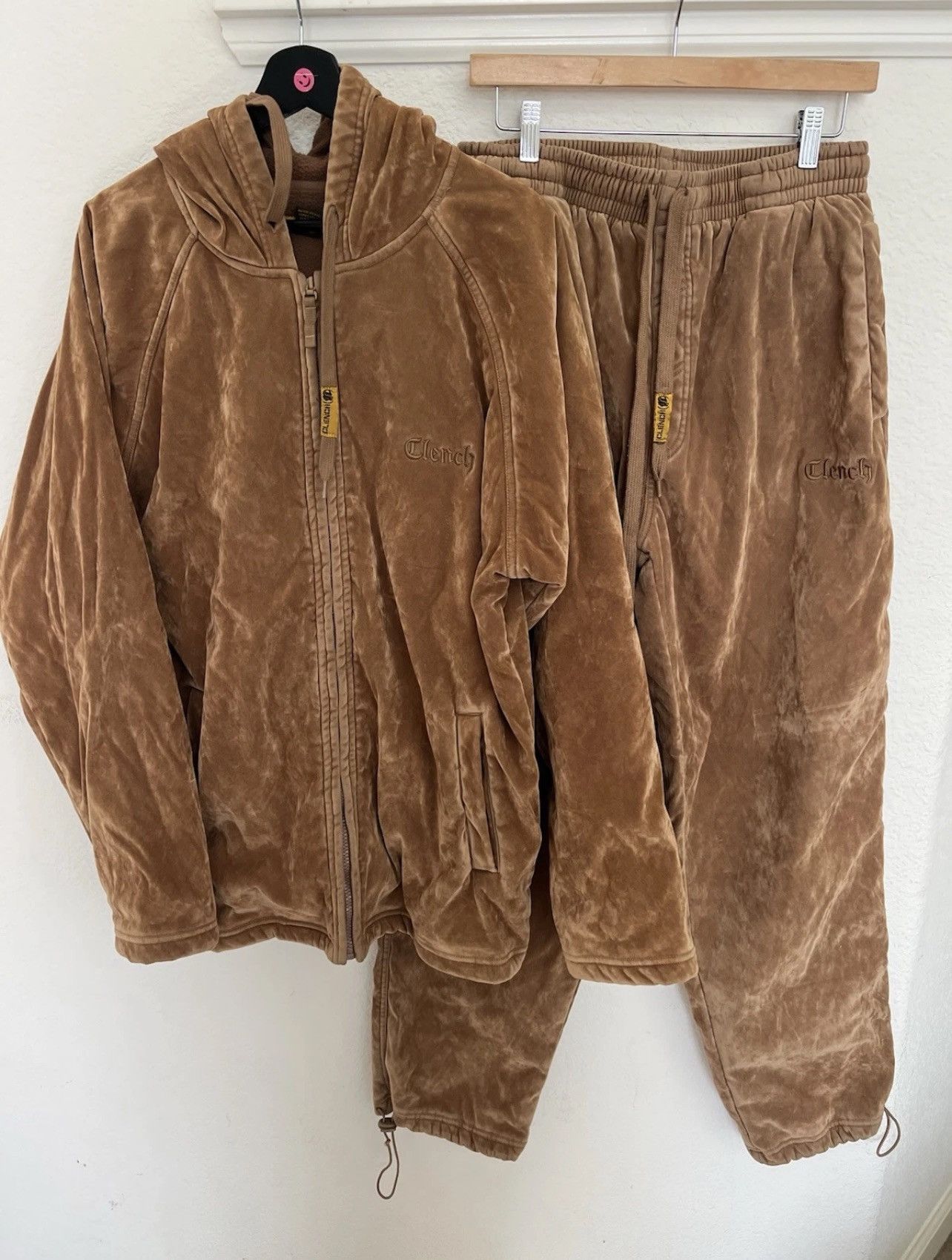 Vintage 90s Clench Track Suit Jacket Pants