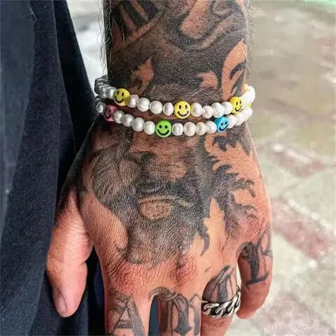 Other 2 pieces/ set Colourfull Smile Mini Beads Bracelet Size ONE SIZE - 1 Thumbnail