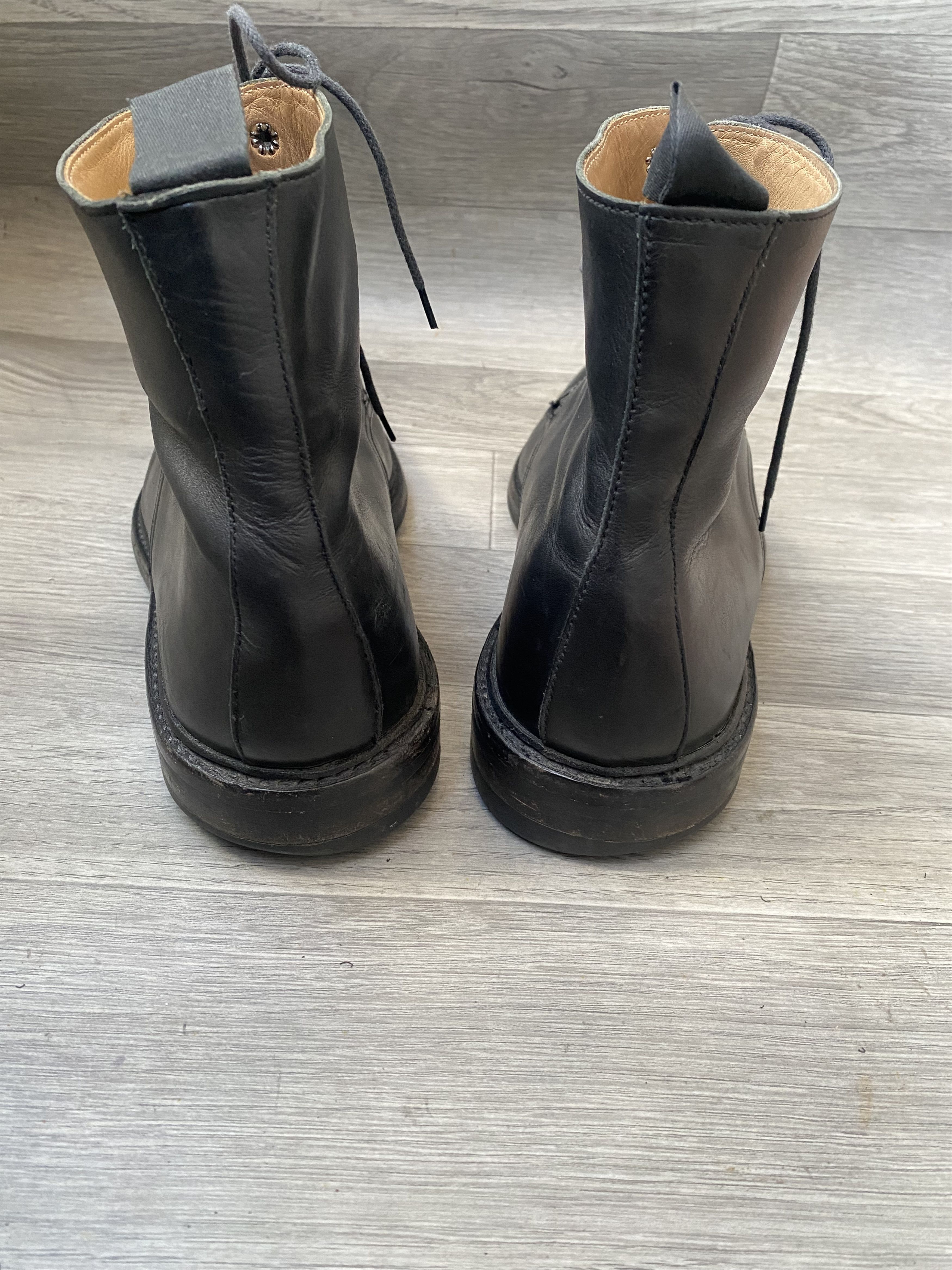 Crockett & Jones Crockett and jones northcote cap-toe black leather boots Size US 10 / EU 43 - 6 Thumbnail