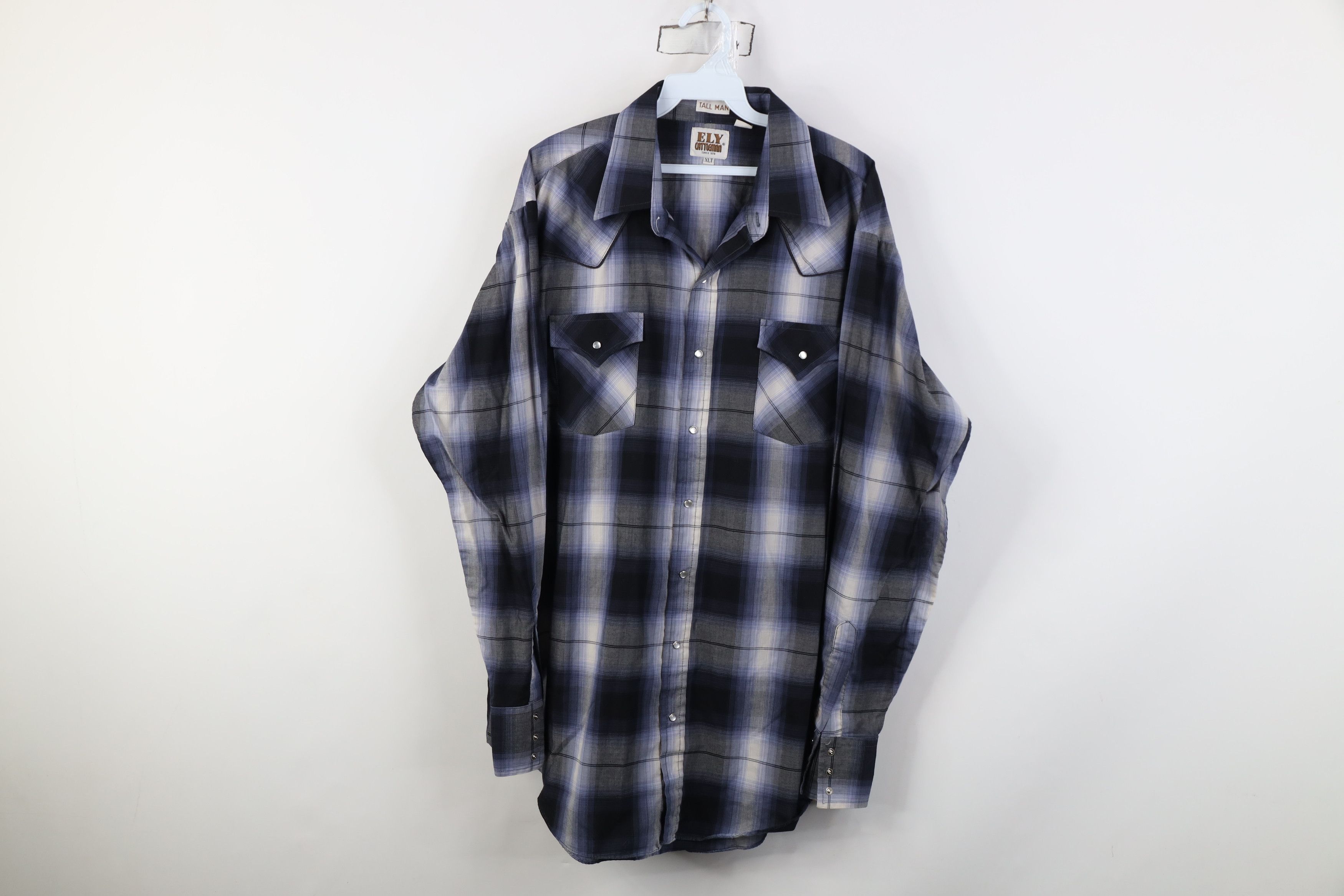 Vintage Vintage 90s Streetwear Cowboy Rodeo Snap Button Shirt Plaid Size US XL / EU 56 / 4 - 1 Thumbnail
