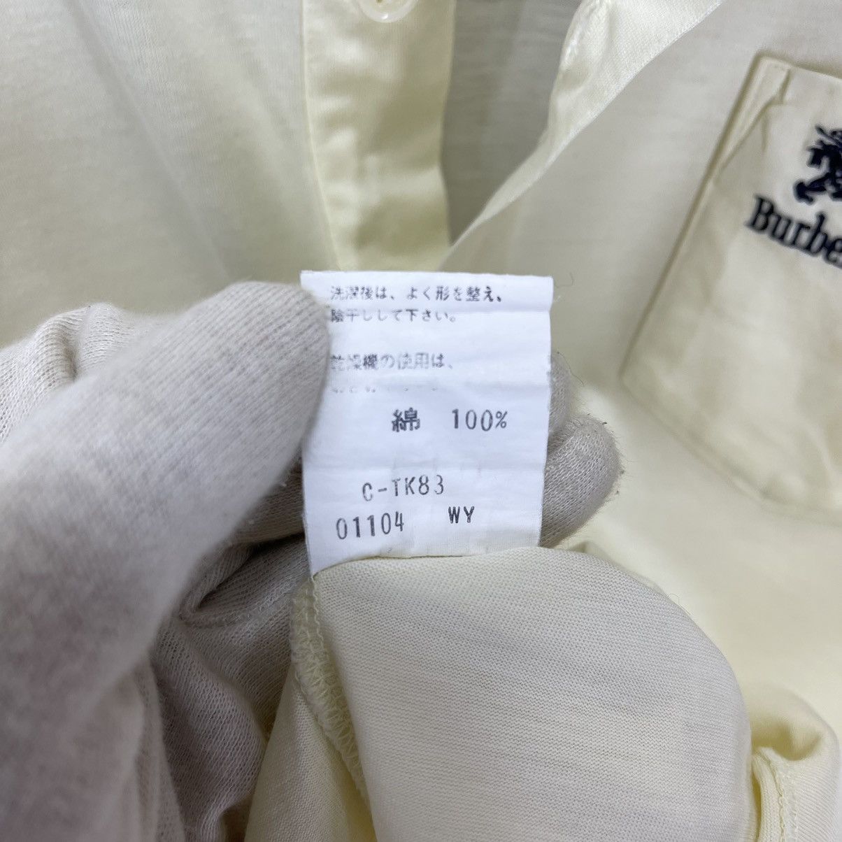 Burberry 90s Vintage BURBERRYS Long Sleeve Polo T Shirt #1485/AY Size US S / EU 44-46 / 1 - 7 Thumbnail