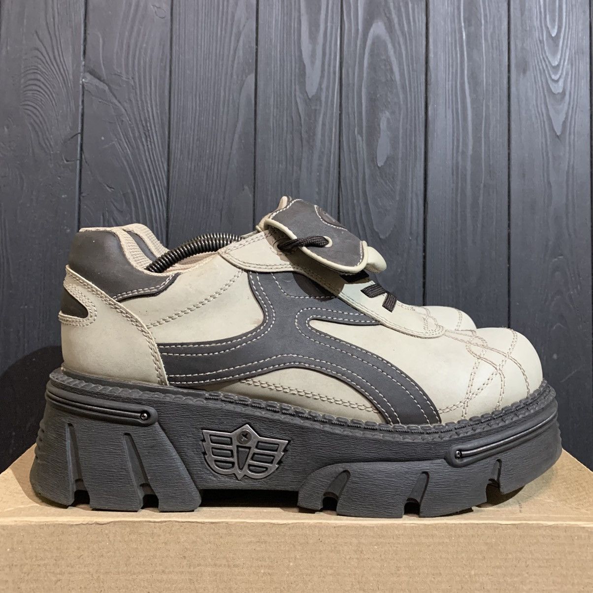 Booster Platform Shoes Size 44 EU 28 cm New Rock Style