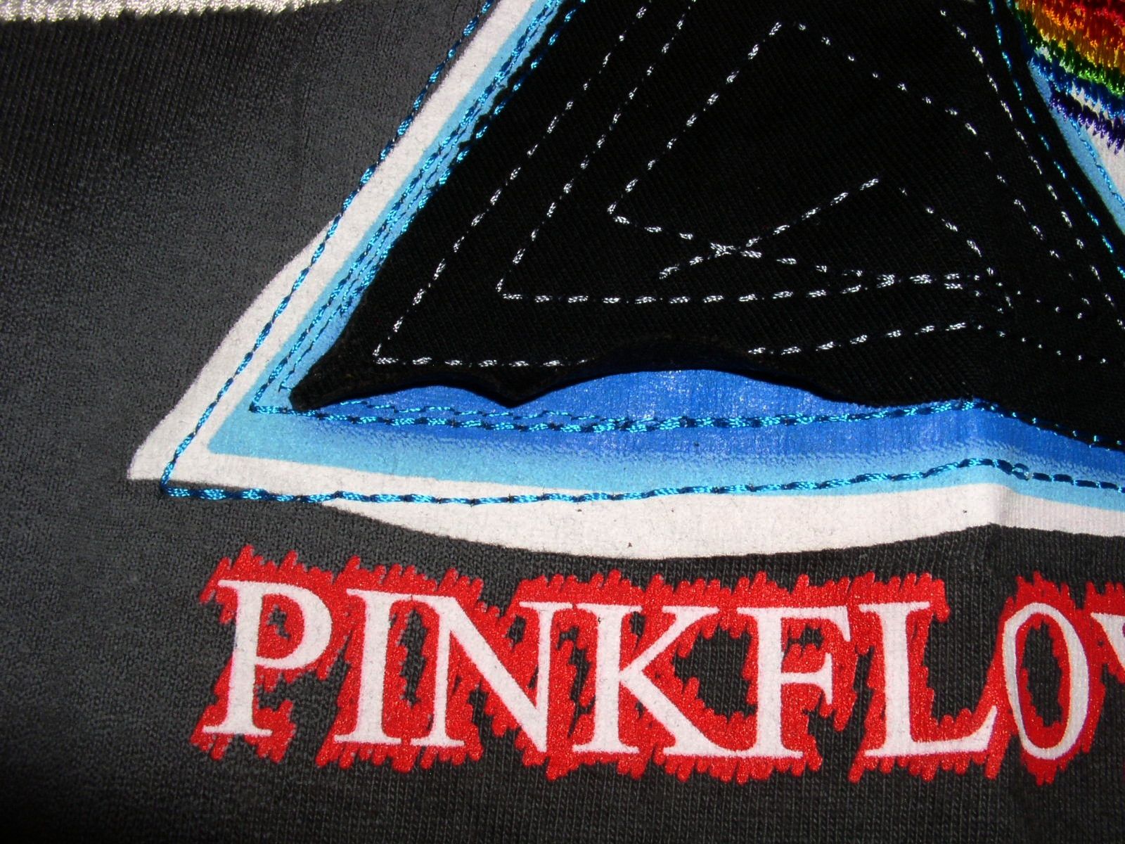 Alstyle Pink Floyd Dark Side Of The Moon Embroidered Shirt 1987 NWT Size US M / EU 48-50 / 2 - 4 Thumbnail