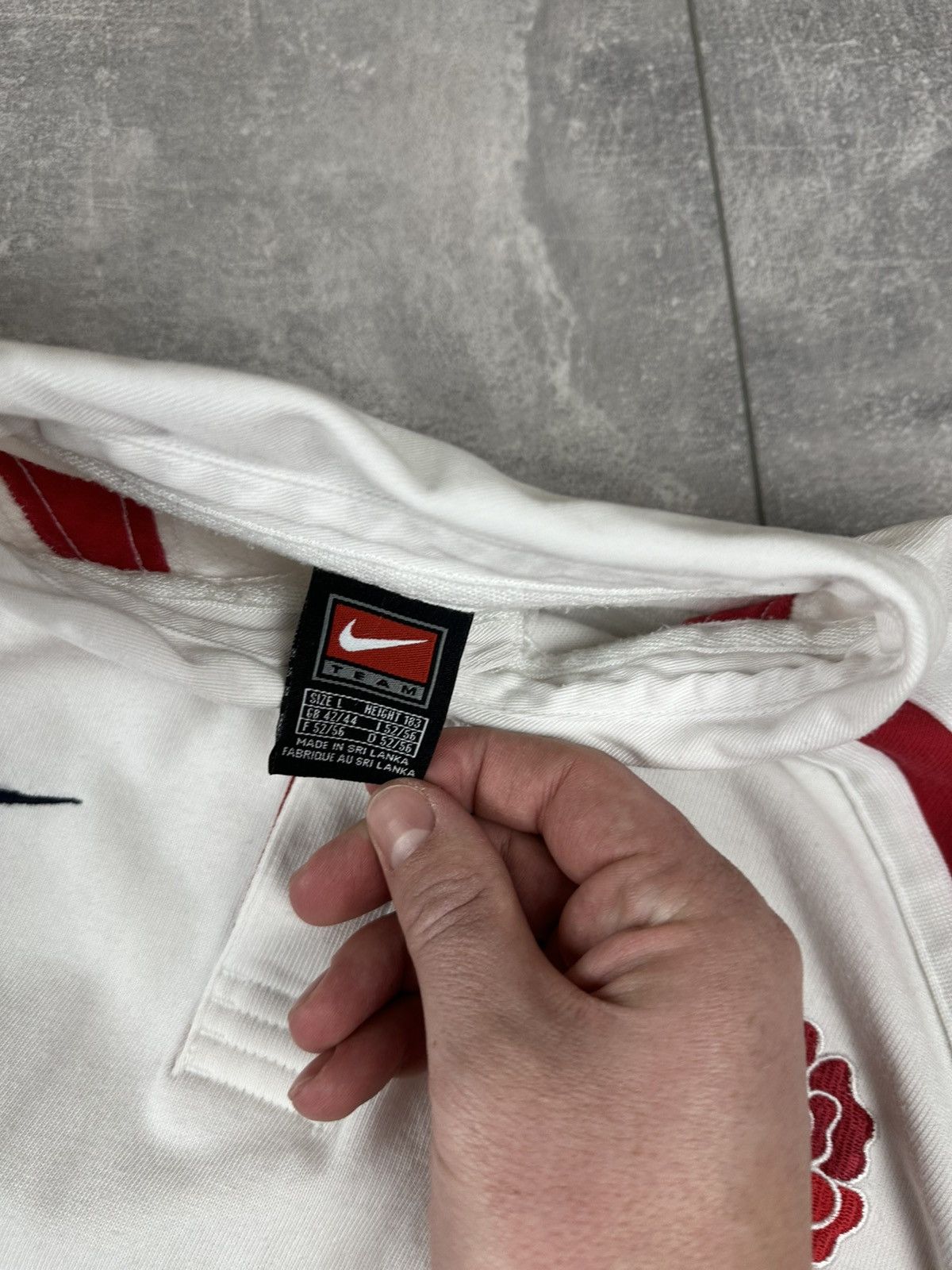 Nike Nike England Rugby Long Sleeve Vintage 1999/2001 Jersey Size US L / EU 52-54 / 3 - 8 Thumbnail