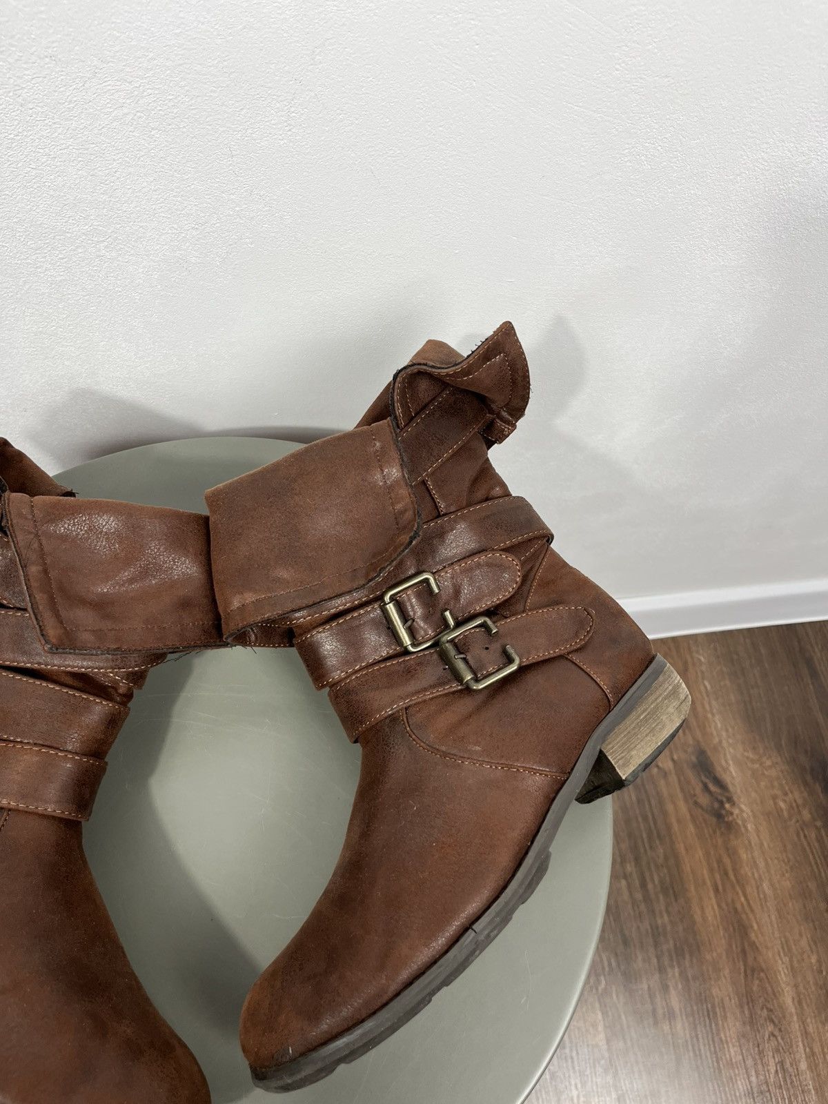 Other Avant Garde Women Brown Buckle Ankle Boots UK 5 Size US 7 / IT 37 - 3 Thumbnail
