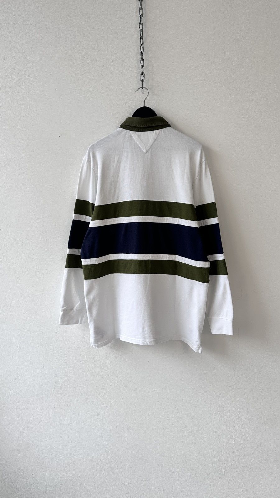 Tommy Hilfiger Tommy Jeans Rugby Shirt XL Long Sleeve Polo Colorblock Y2K Size US XL / EU 56 / 4 - 11 Thumbnail