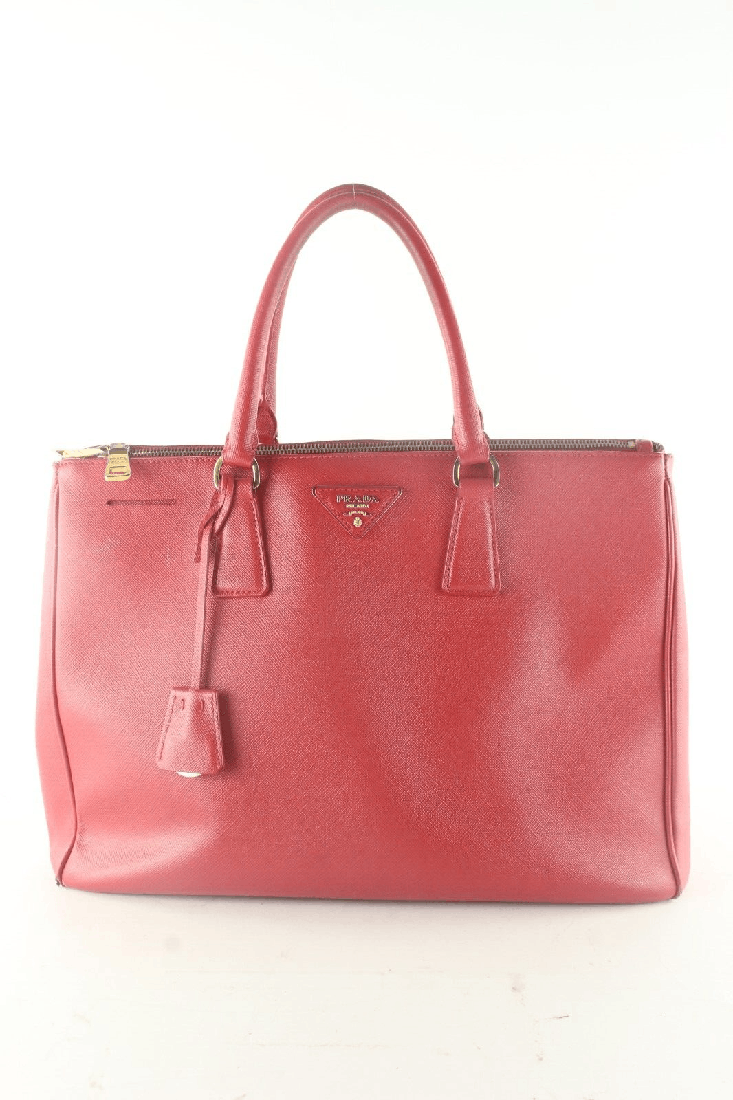 image of Prada Red Saffiano Luxe Tote 3Pr105K, Women's