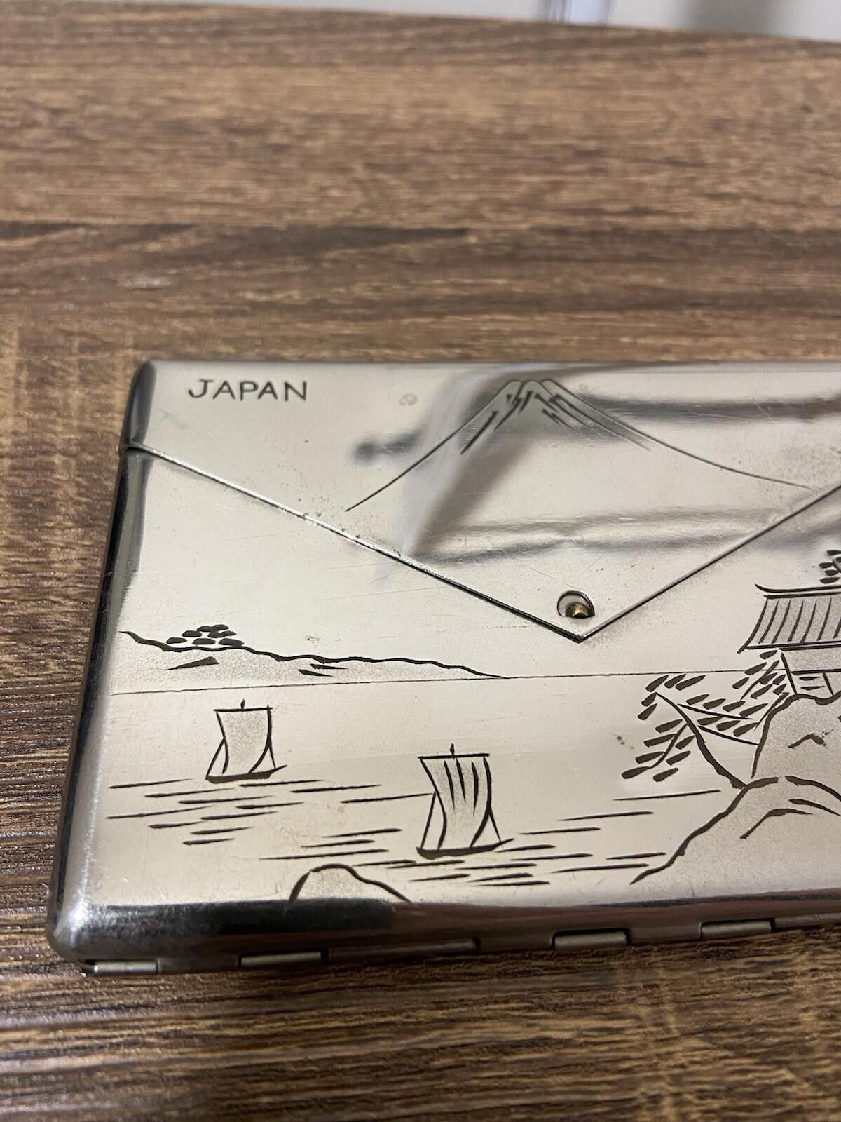 Japanese Brand Japan envelope compress-to-open ocean metal cigarette case Size ONE SIZE - 7 Thumbnail