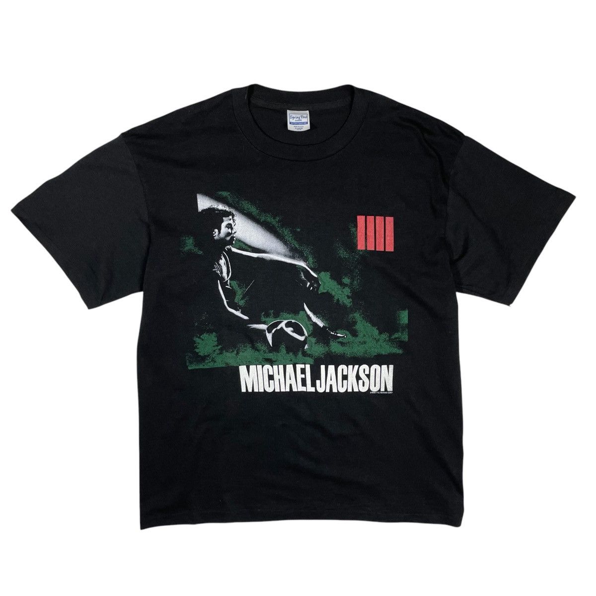 Vintage 1980s Micael Jackson Bad Tour Tee - L/XL Size US L / EU 52-54 / 3 - 1 Thumbnail