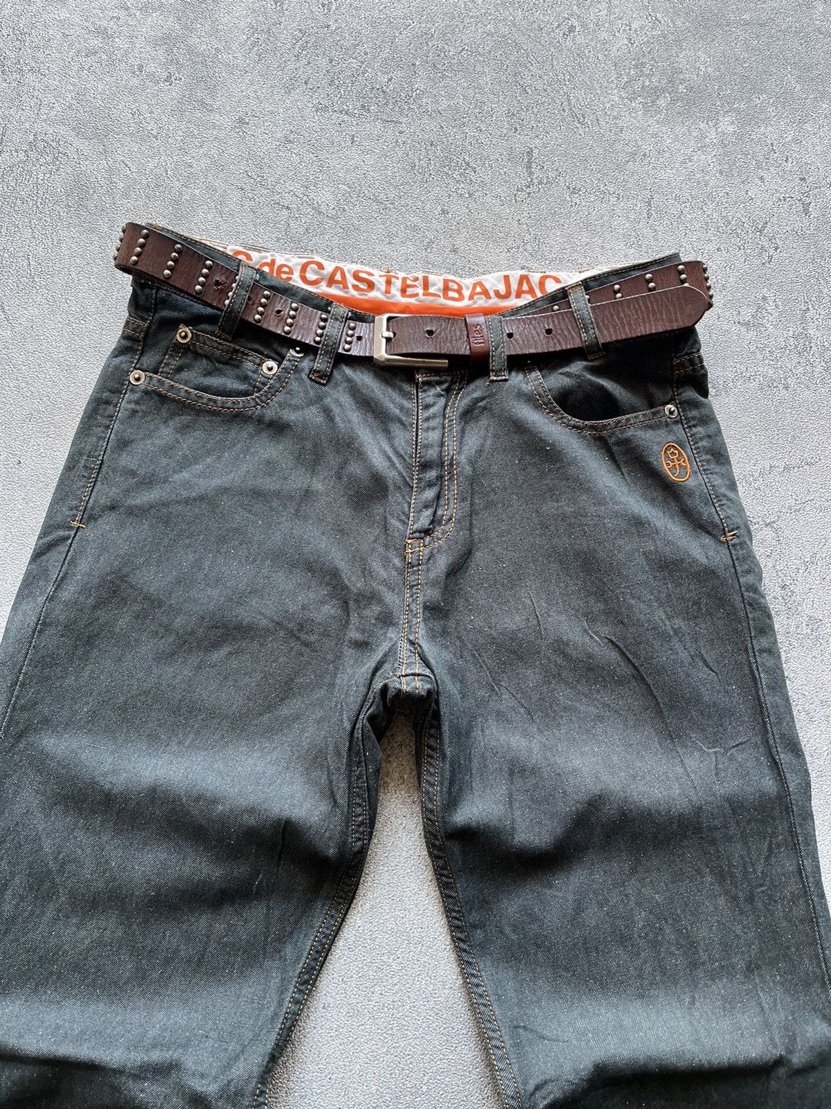 If Six Was Nine 2000s JC De CASTELBAJAC SNOOPY FLARE JEAN Size US 30 / EU 46 - 2 Thumbnail
