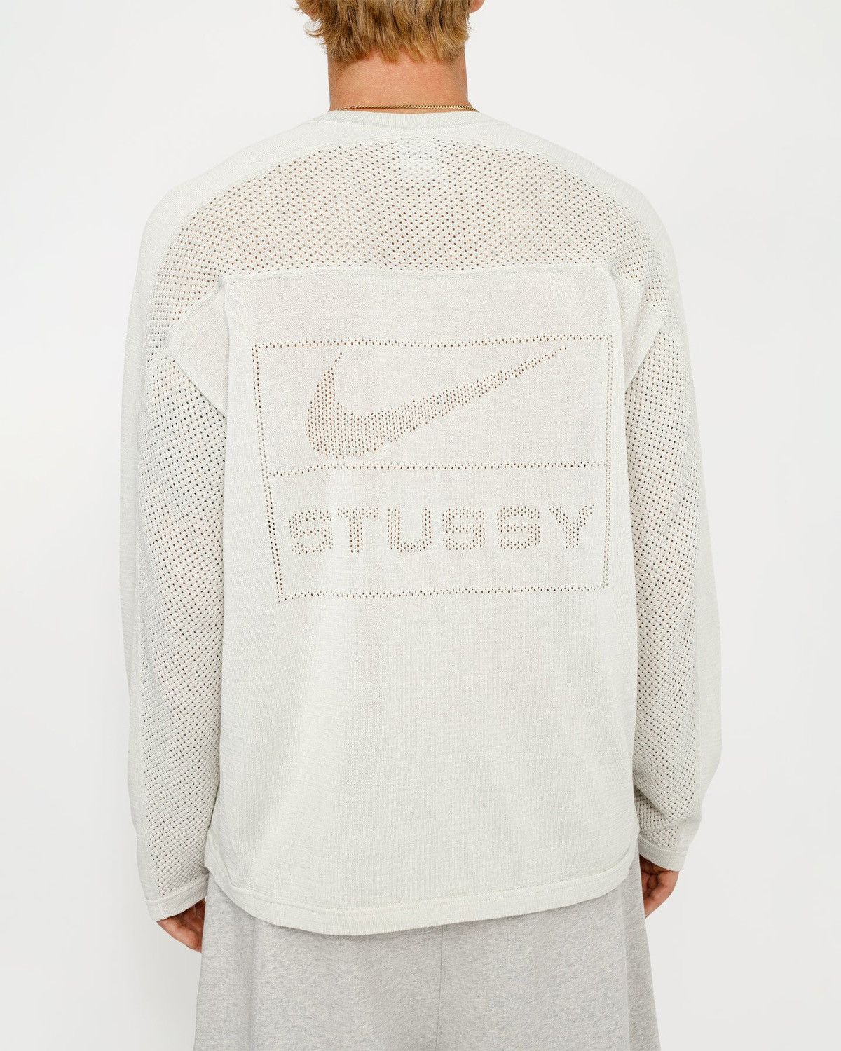 Nike × Stussy STÜSSY & NIKE Long Sleeve Jersey Light Bone Men’s Size Large Size US L / EU 52-54 / 3 - 5 Thumbnail