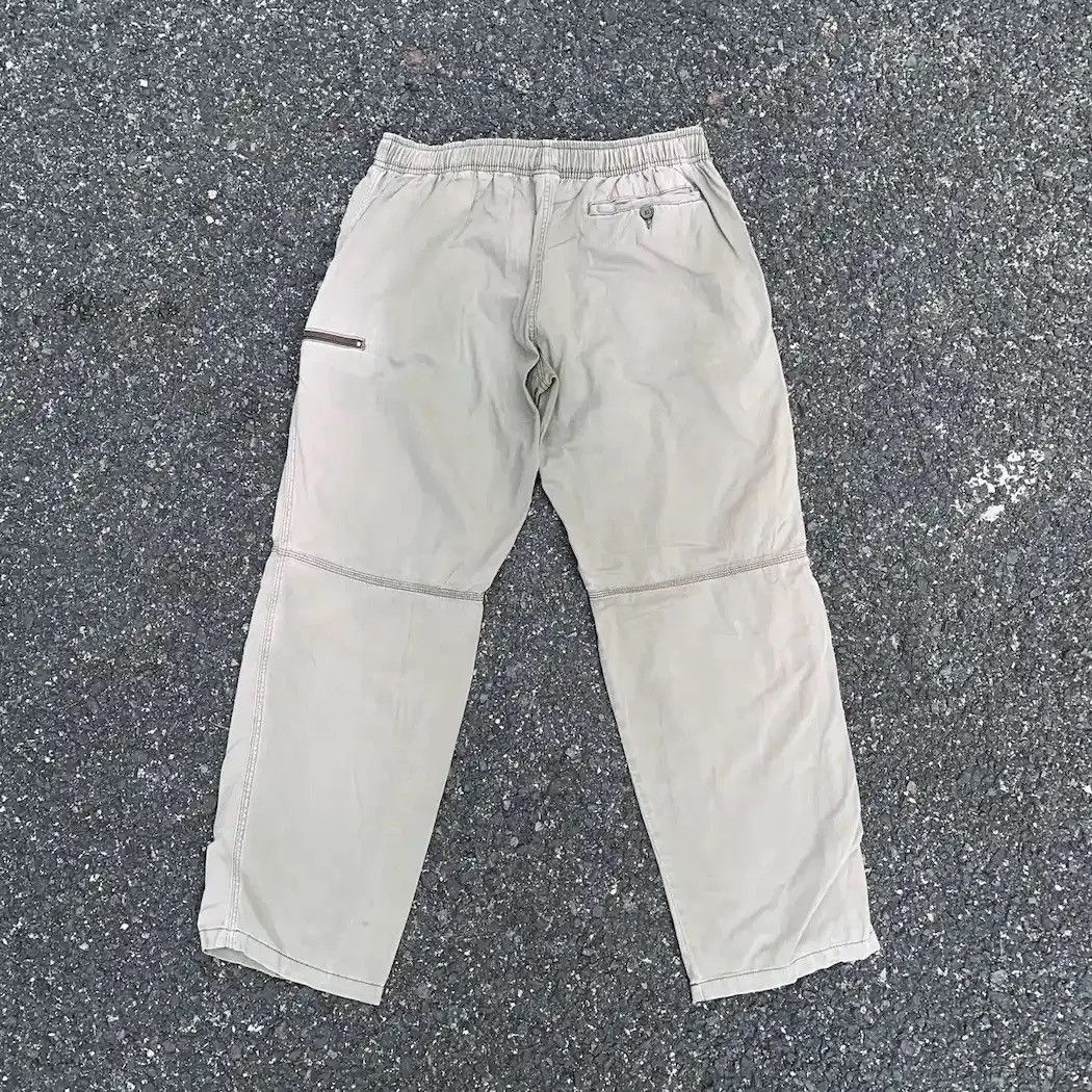 StraightFaded LOGOS Brand Double Knee Baggy Faded Hiking HeavyCotton Pants Size US 31 - 10 Thumbnail