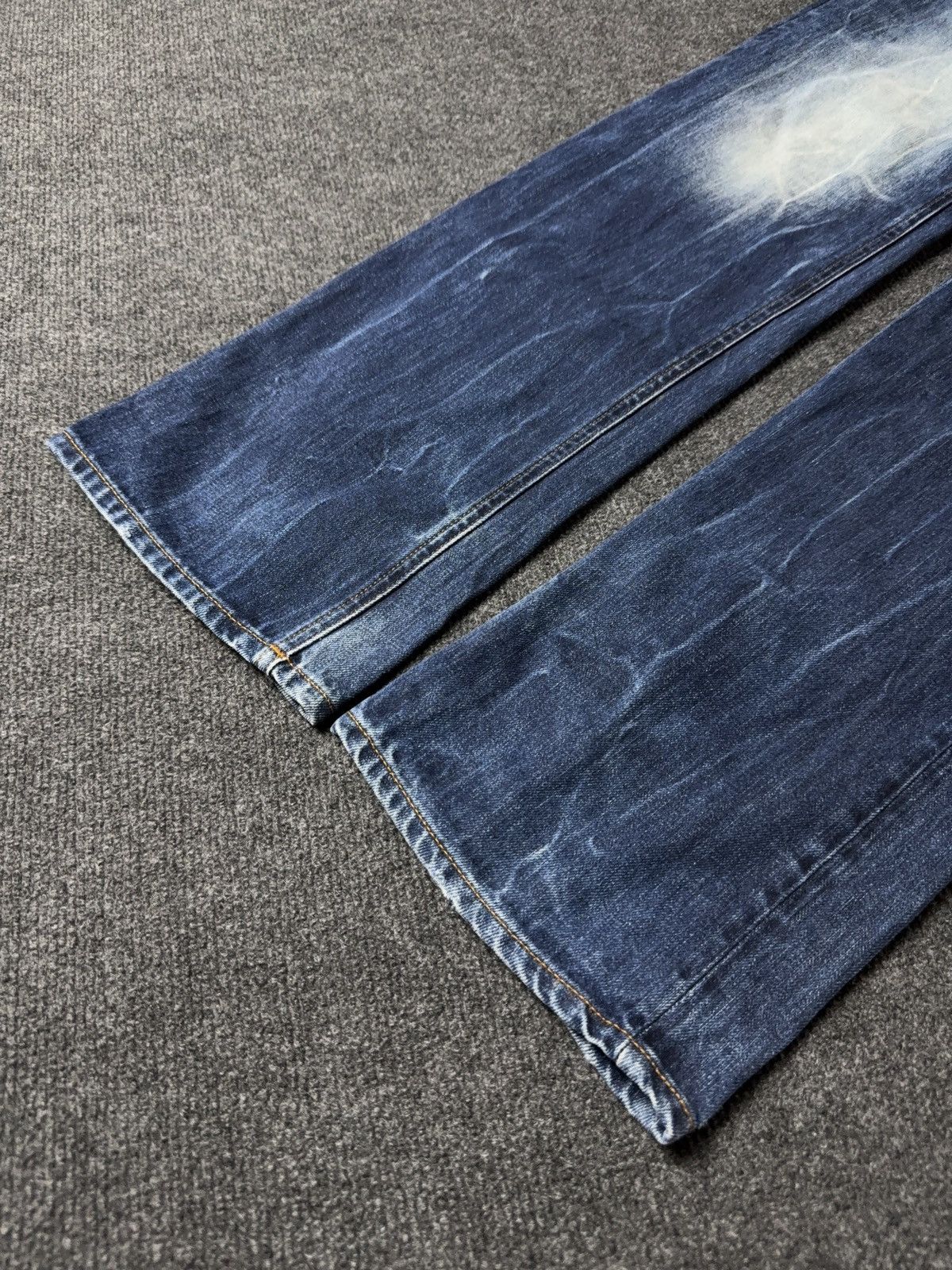 G-Star 00s Vintage G-Star RAW 520 Vintage Faded Denim Jeans Y2K Size US 32 / EU 48 - 2 Thumbnail