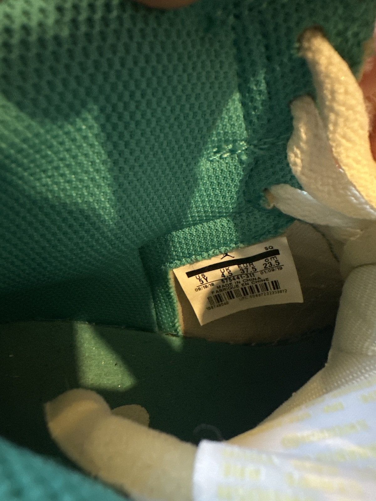 Jordan Brand Jordan Retro Turbo Green Size US 5 / EU 37 - 5 Thumbnail