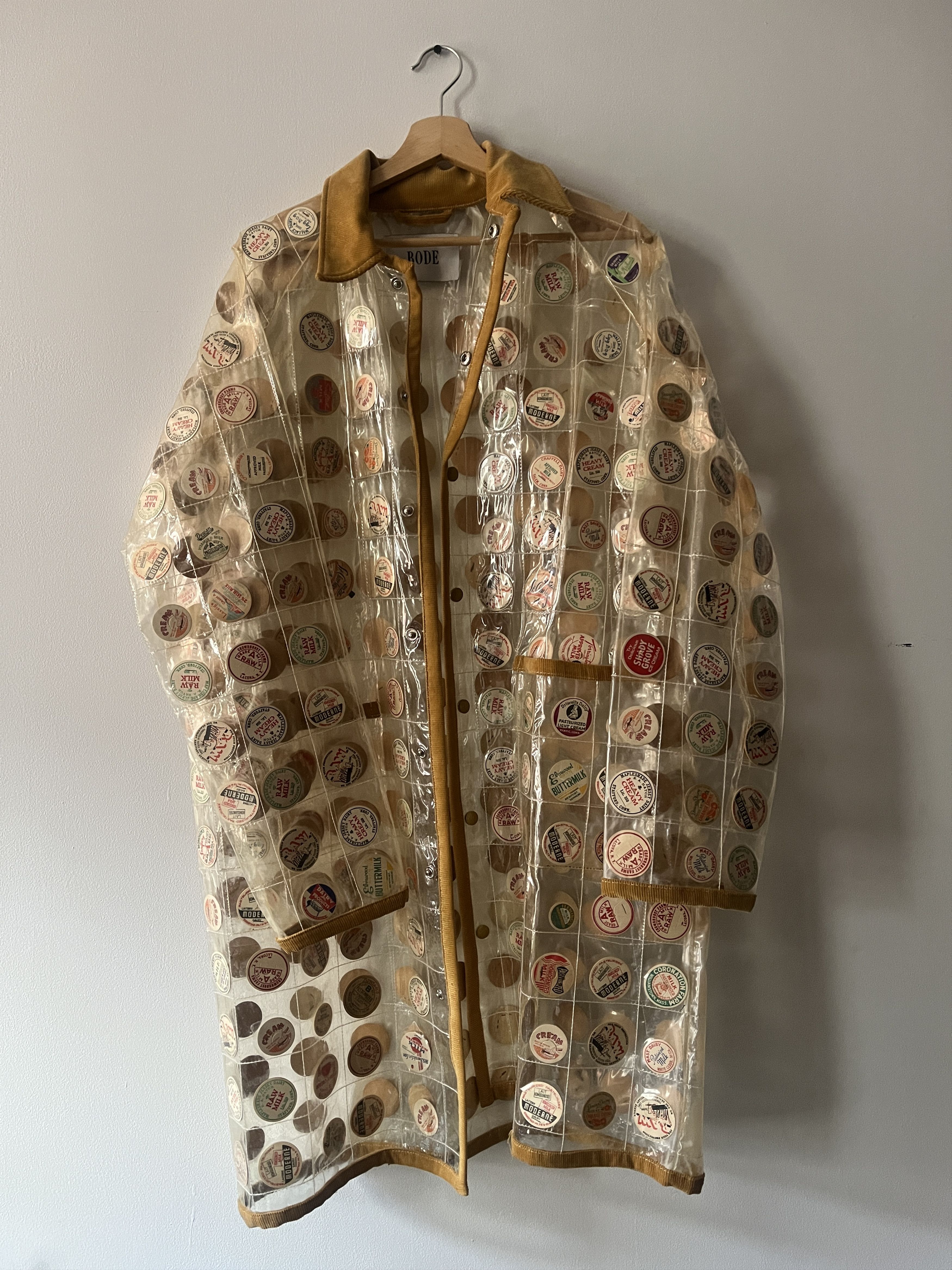 Bode RARE Vintage Milk Cap PVC Coat Size US M / EU 48-50 / 2 - 4 Thumbnail