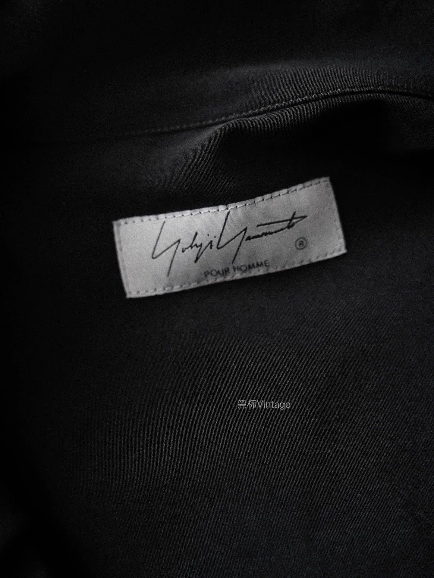 Yohji Yamamoto YohjiY 24AW Vtg Triacetate Oversized Long Collar Shirt Men Size US L / EU 52-54 / 3 - 8 Thumbnail