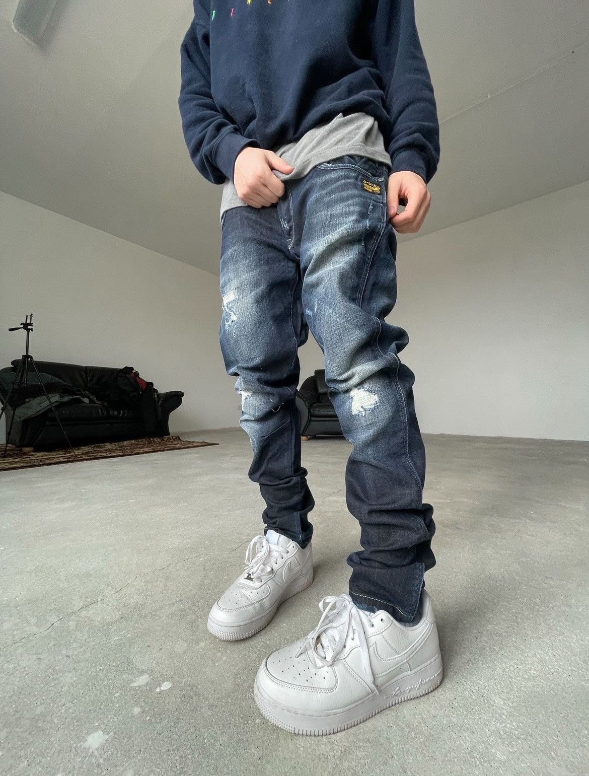 G-Star Vintage gstar raw stacked jeans Size US 31 - 4 Thumbnail