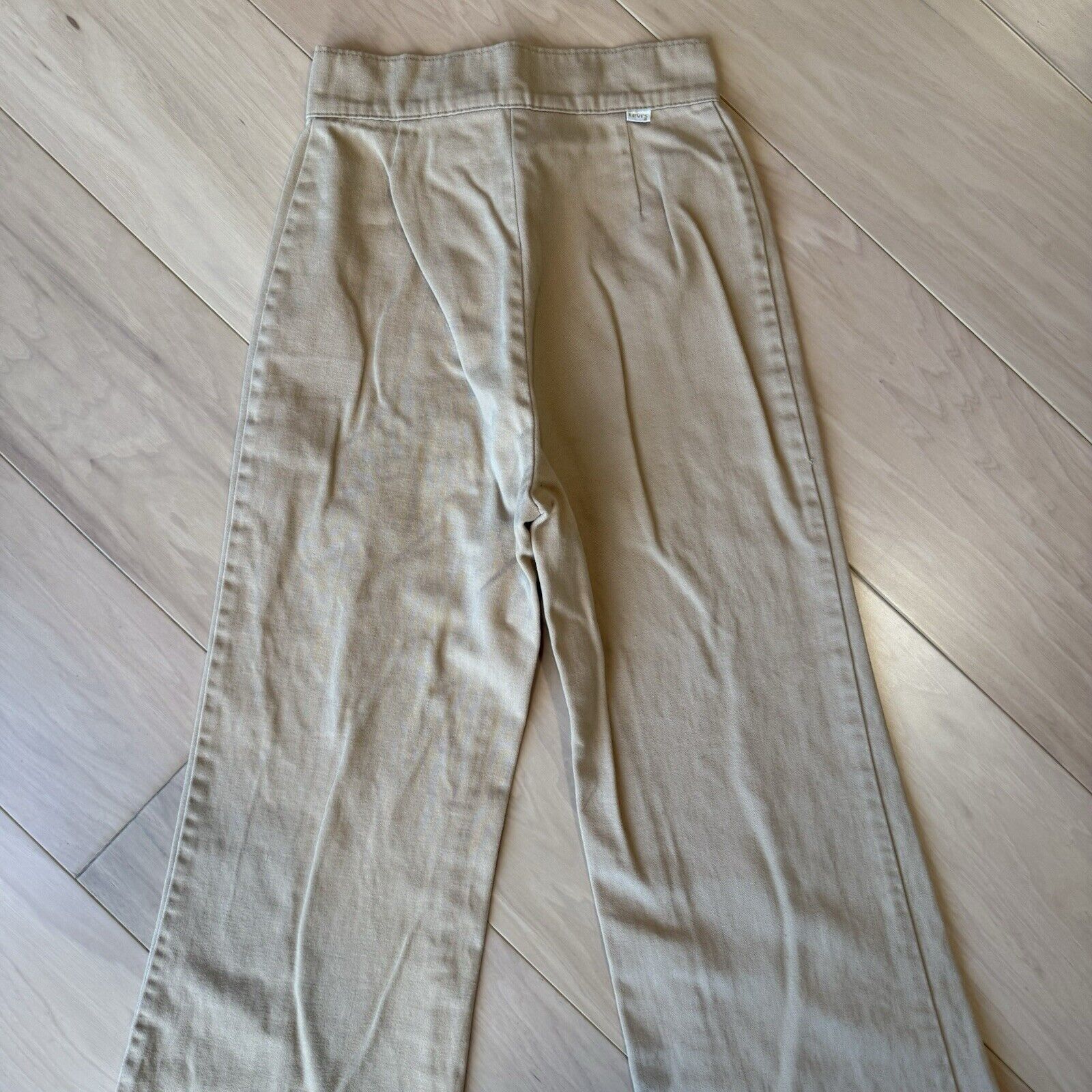 Levi's × Vintage Vintage Levis Pleated Flare Pants 24 For Women 70s Bell Size 24" / US 00 / IT 34 - 6 Thumbnail