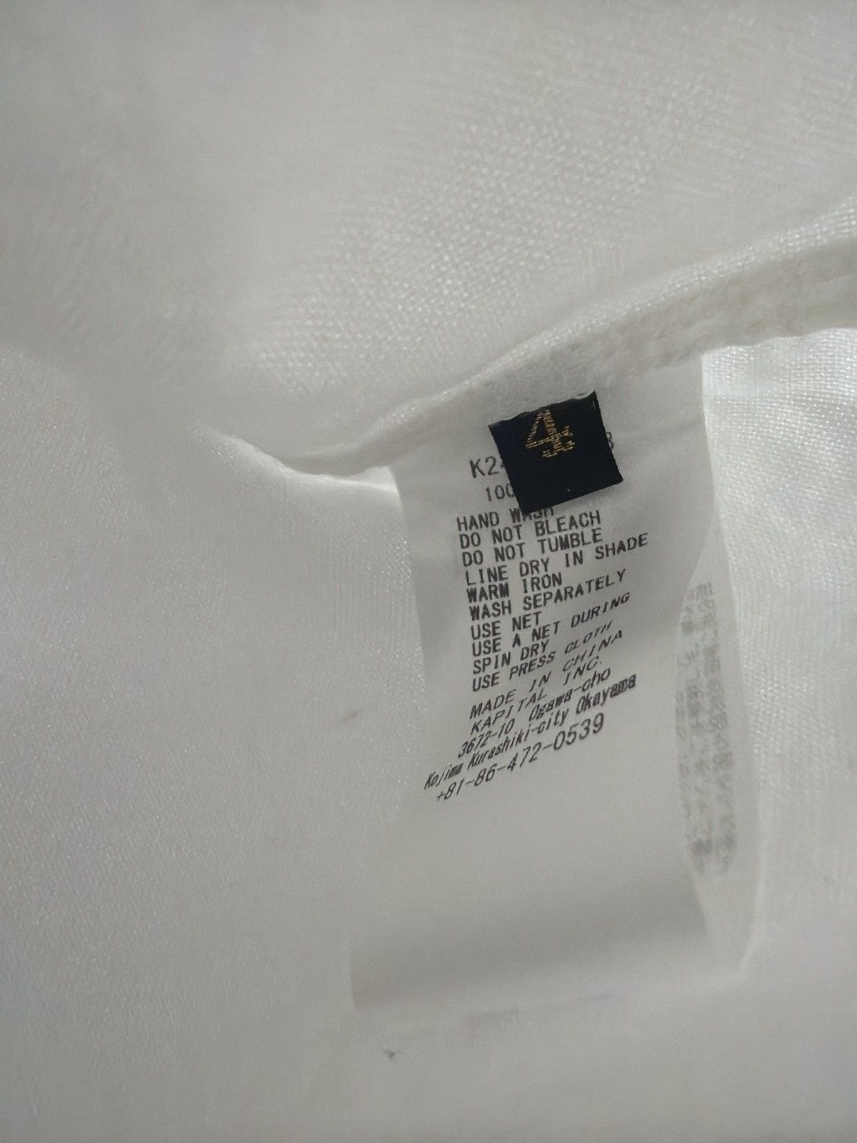 Kapital Kapital Chambray Work Shirt Black Cat Embroidery Size US M / EU 48-50 / 2 - 5 Thumbnail